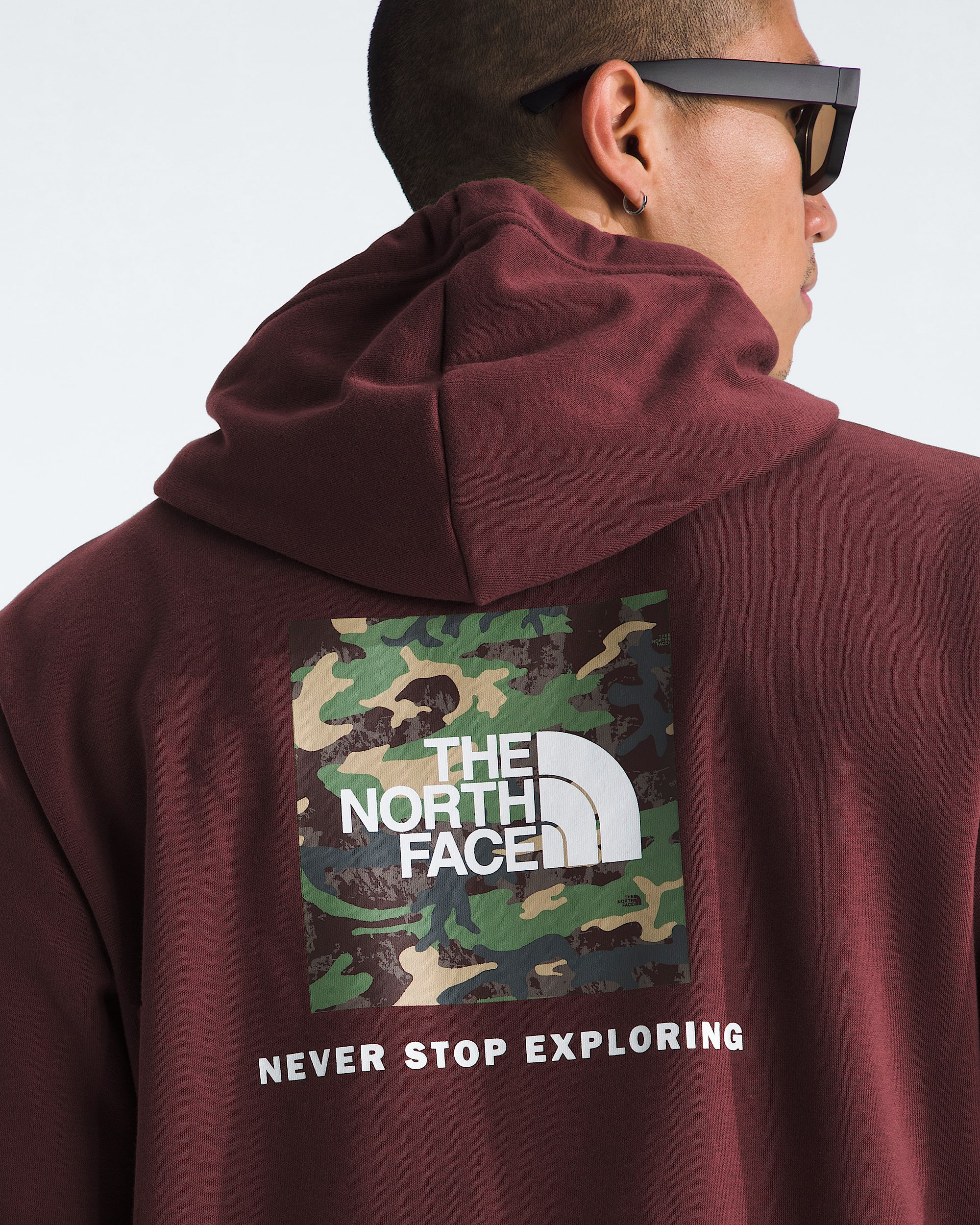 Mens Evolution Box Camo Fill HoodieGraphic TNF HERO2