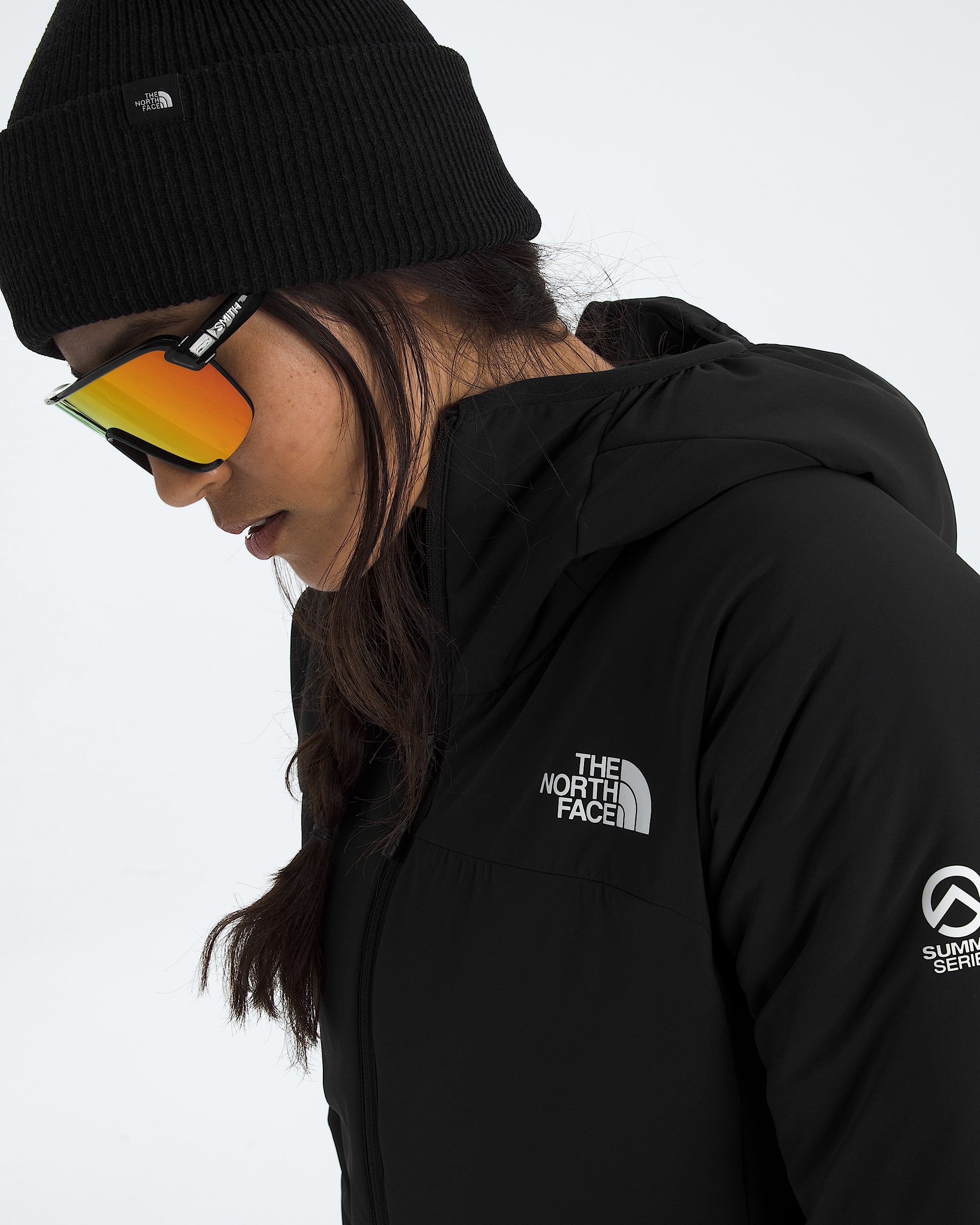 Womens Summit Series Casaval Hybrid Hoodie TNF HERO3