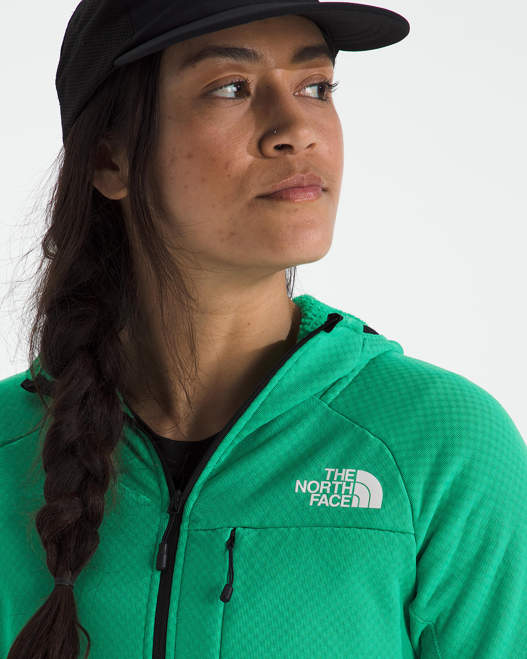 Womens Summit Series FUTUREFLEECE FullZip Hoodie TNF HERO3