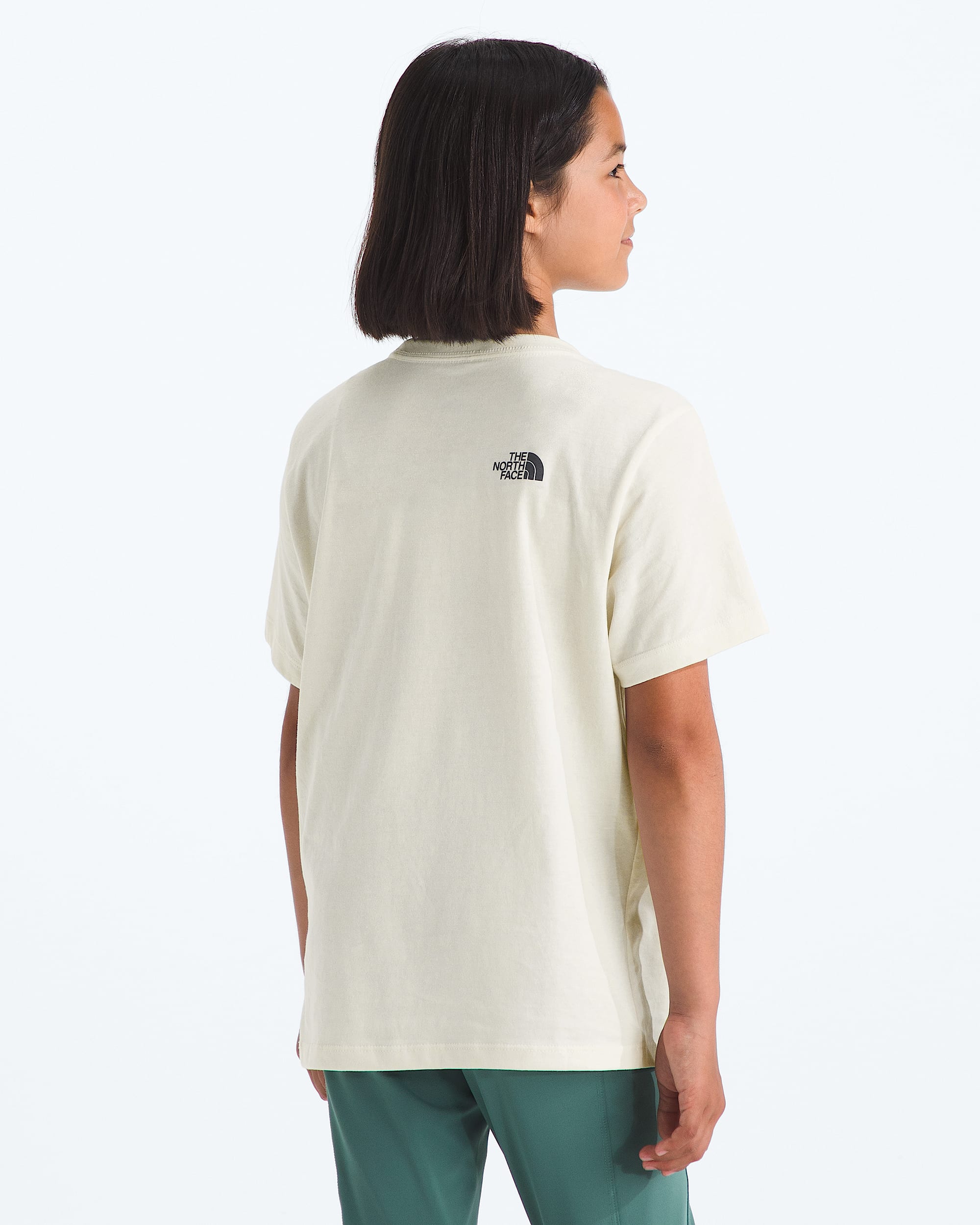 Boys  Girls Evolution Flora ShortSleeve TeeGraphic TNF BACK