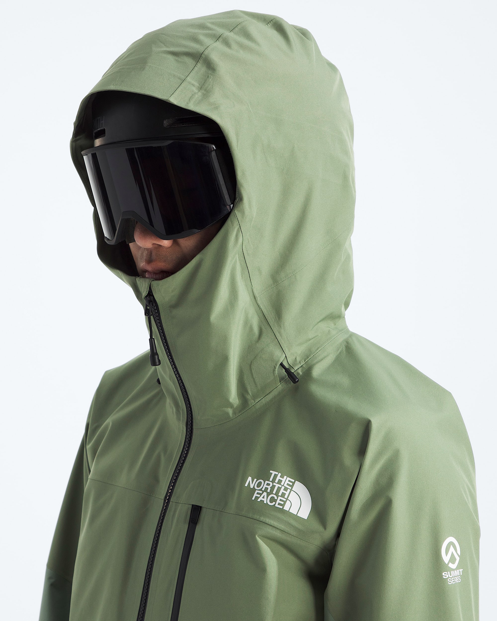 Mens Summit Series Eastwall GORETEX Jacket TNF MODELHOOD2