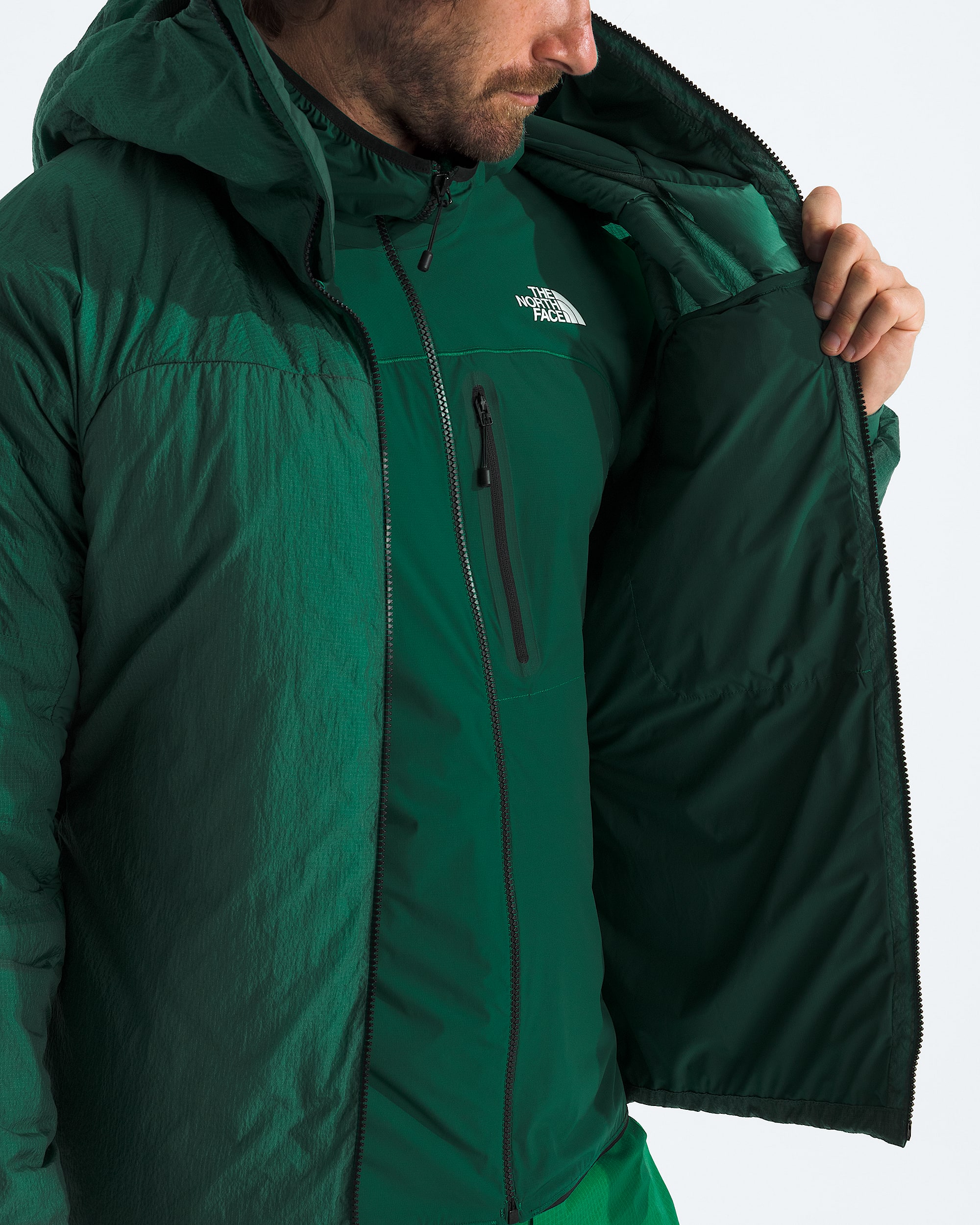 Mens Summit Series 5050 AMK Hoodie TNF MODELINT