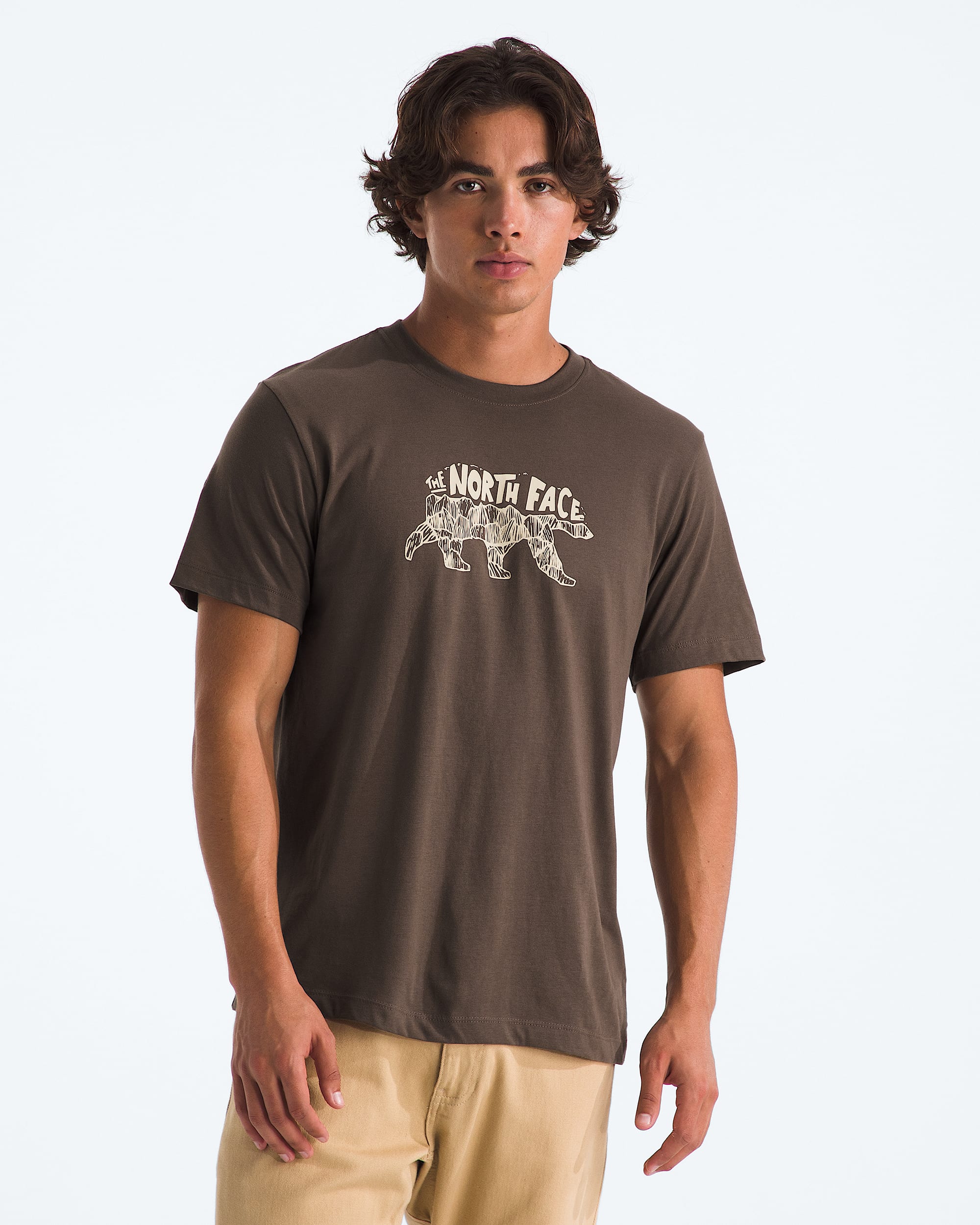 Mens Evolution TNF Bear ShortSleeve TeeGraphic TNF Main