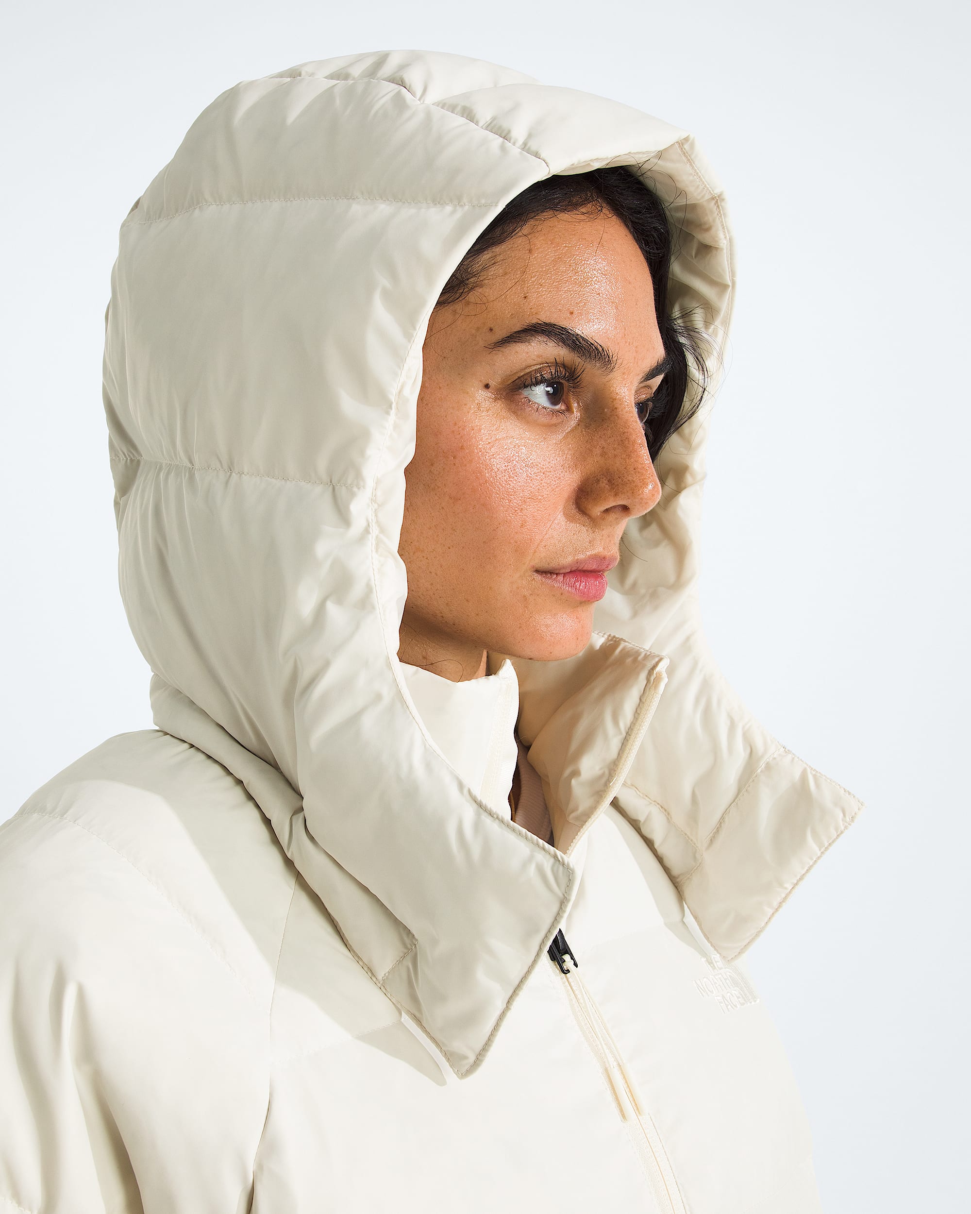 Womens Hydrenalite City Down Hooded Parka TNF MODELHOOD2