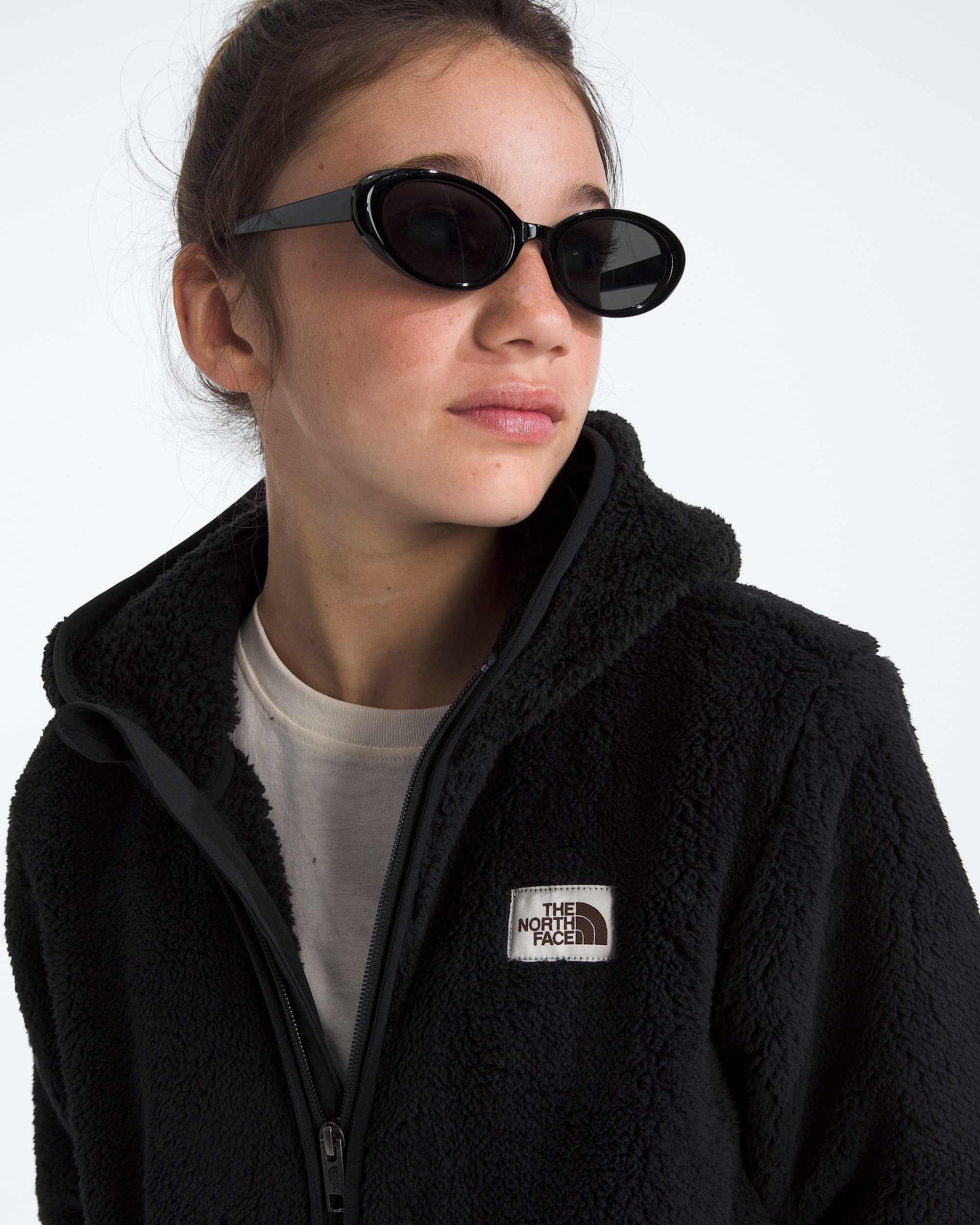 Boys Cabin Fleece Hoodie TNF HERO3