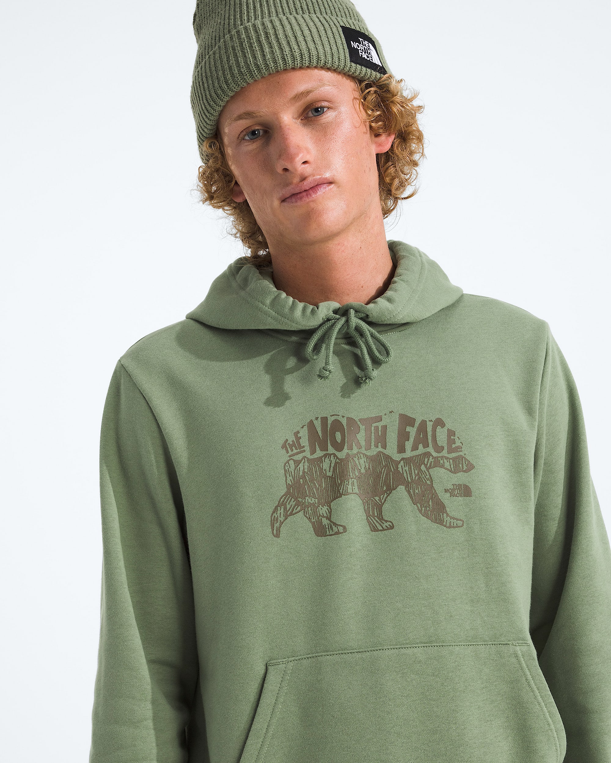 Mens Evolution TNF Bear HoodieGraphic TNF HERO2