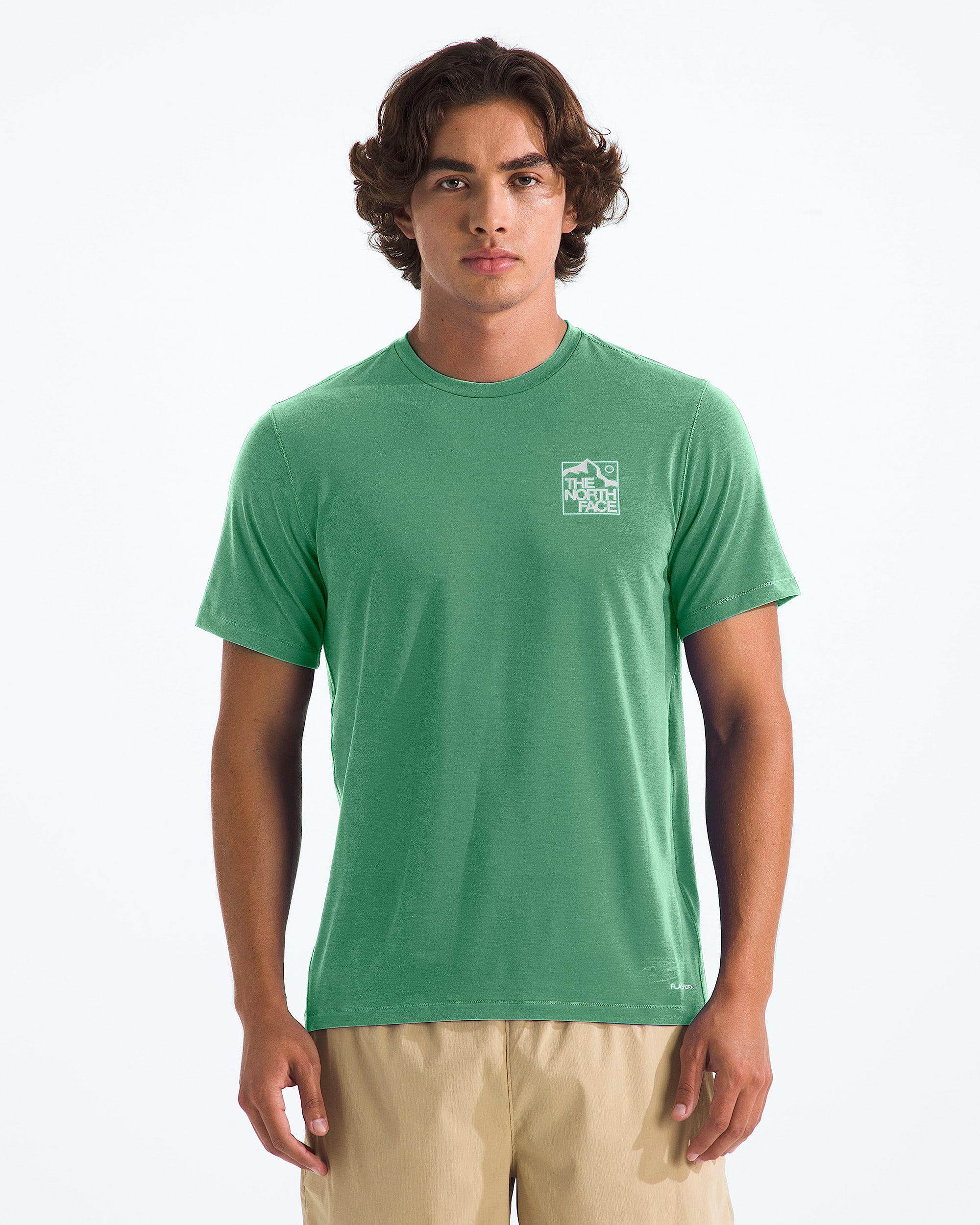 Mens Adventure Sunrise Hike ShortSleeve Tee TNF Main