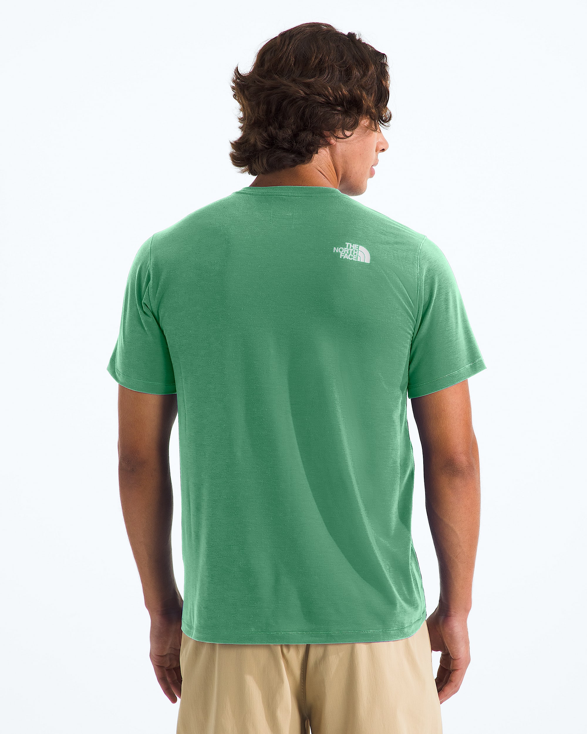 Mens Adventure Sunrise Hike ShortSleeve Tee TNF BACK