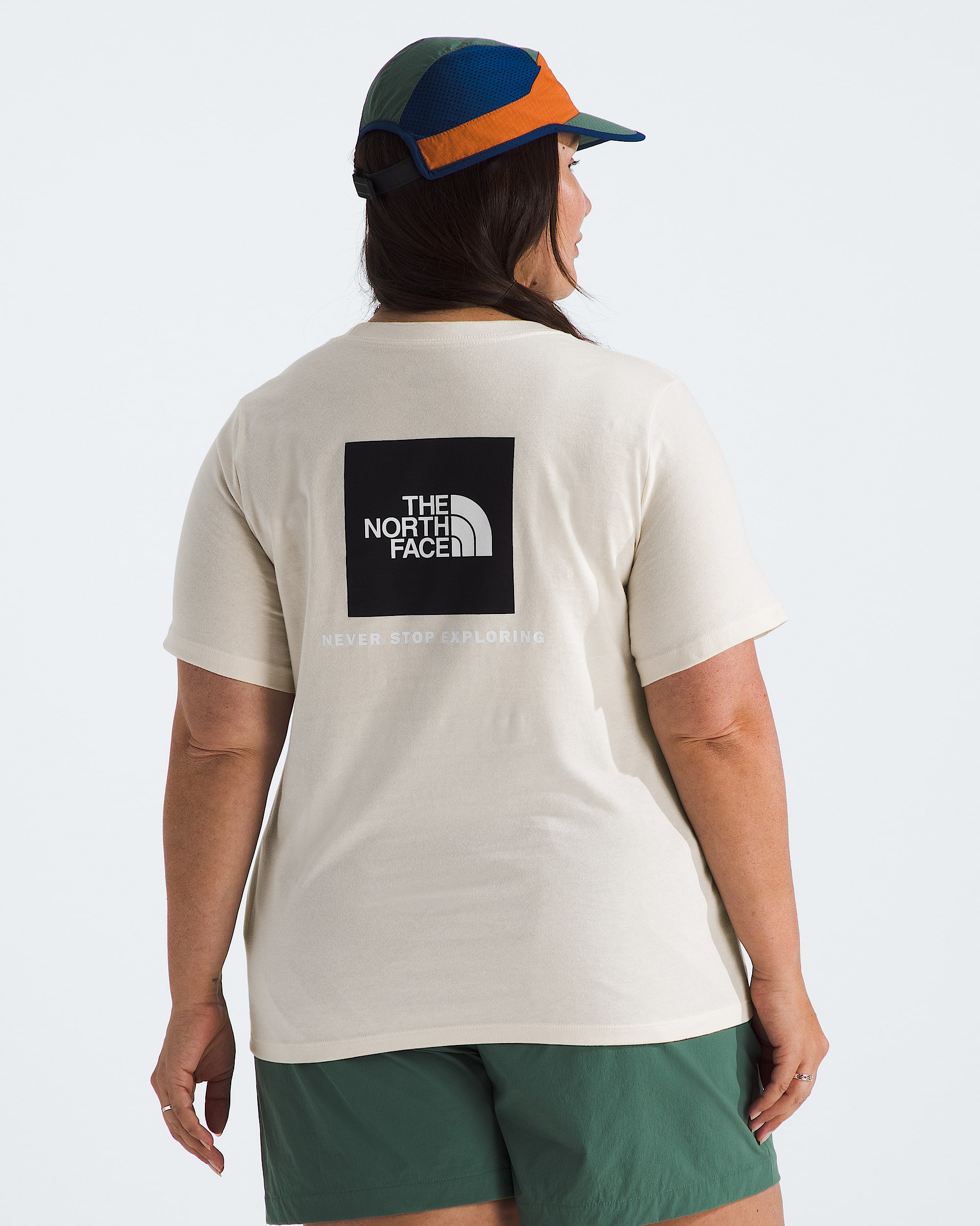 Womens Plus Evolution Box NSE Relaxed ShortSleeve Tee TNF Main