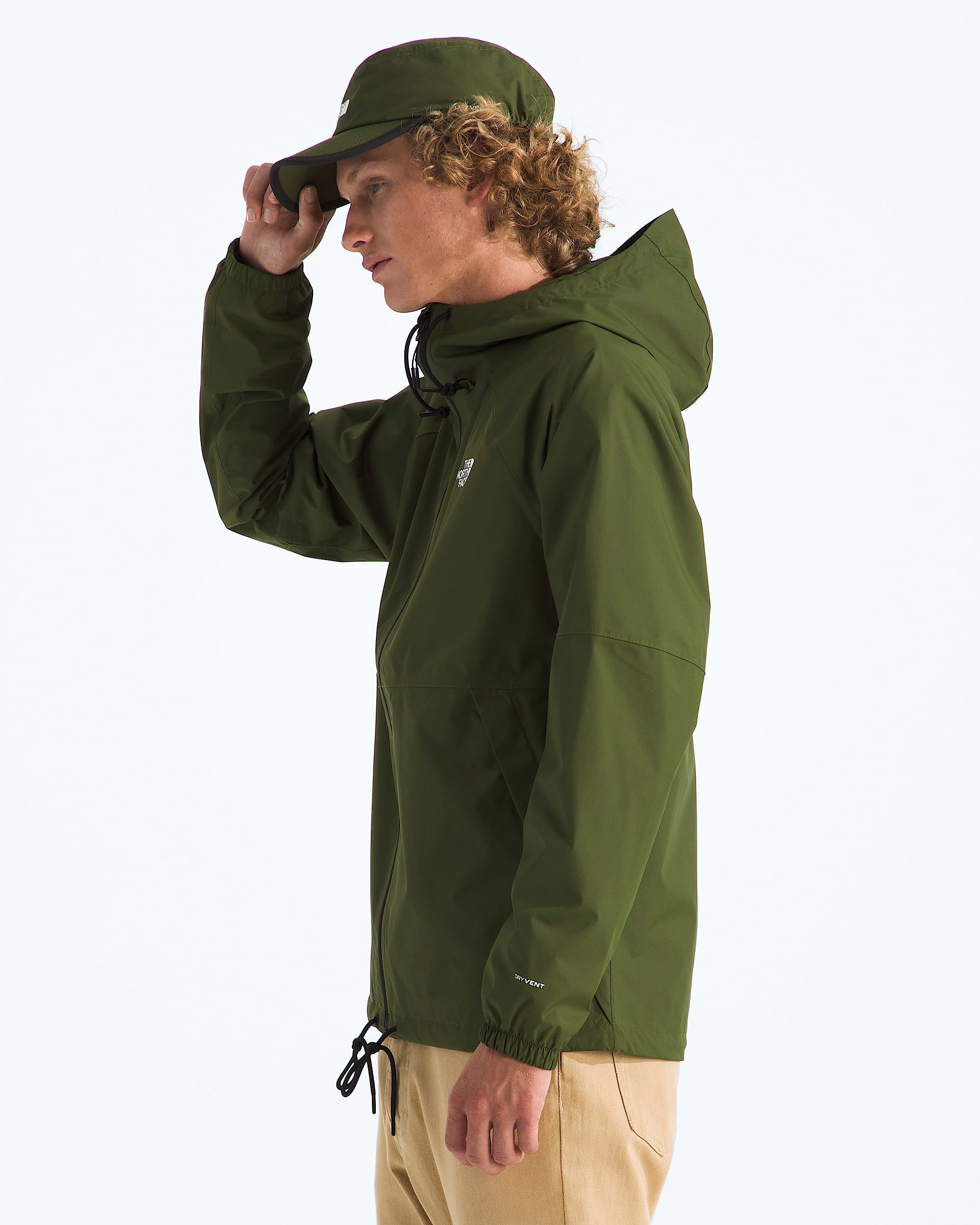 Mens Antora Rain Hoodie TNF MODEL34