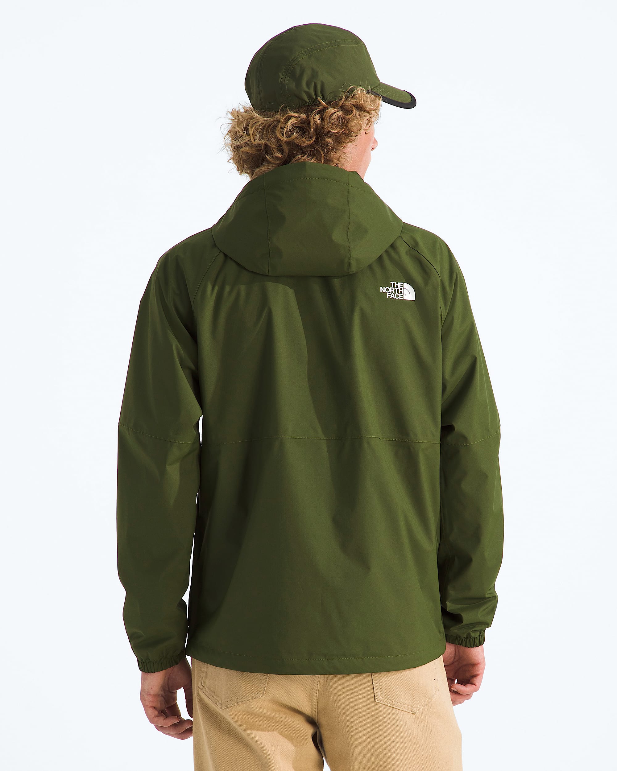 Mens Antora Rain Hoodie TNF BACK