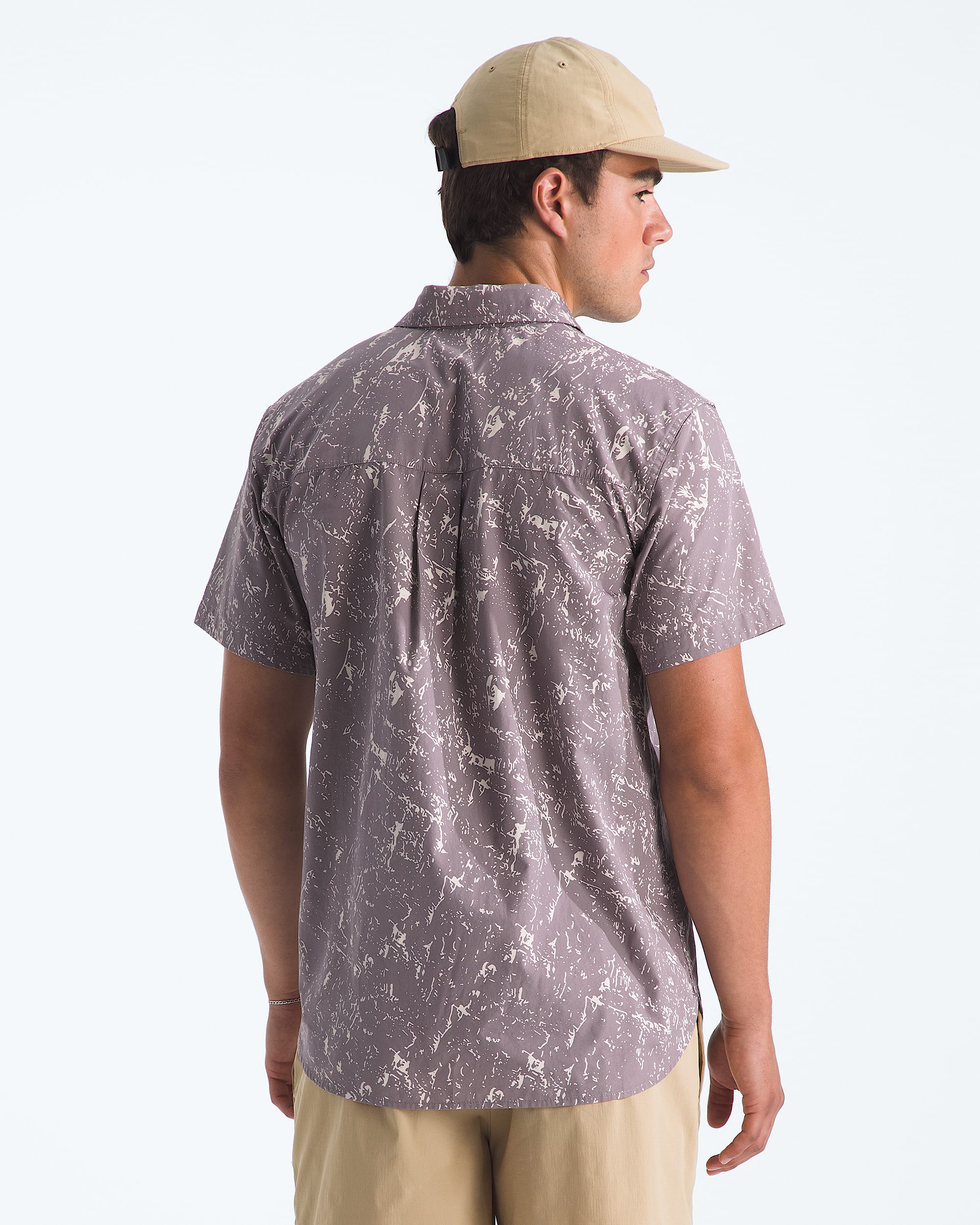 Chemise  manches courtes  motif Baytrail pour hommes TNF BACK