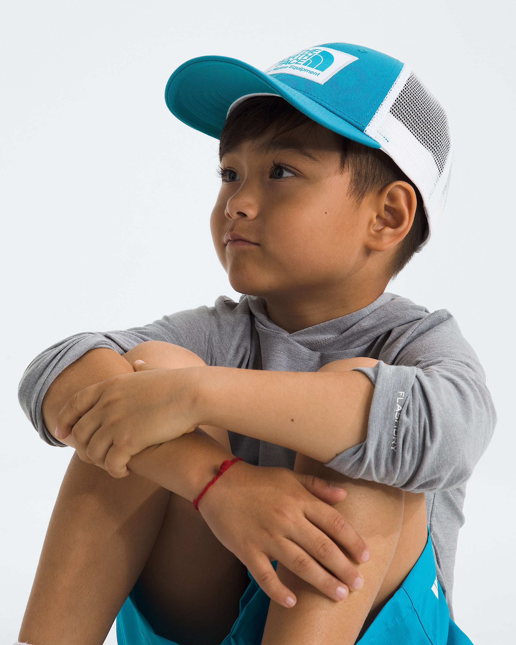 Kids Mudder Trucker Hat TNF MODELBACK