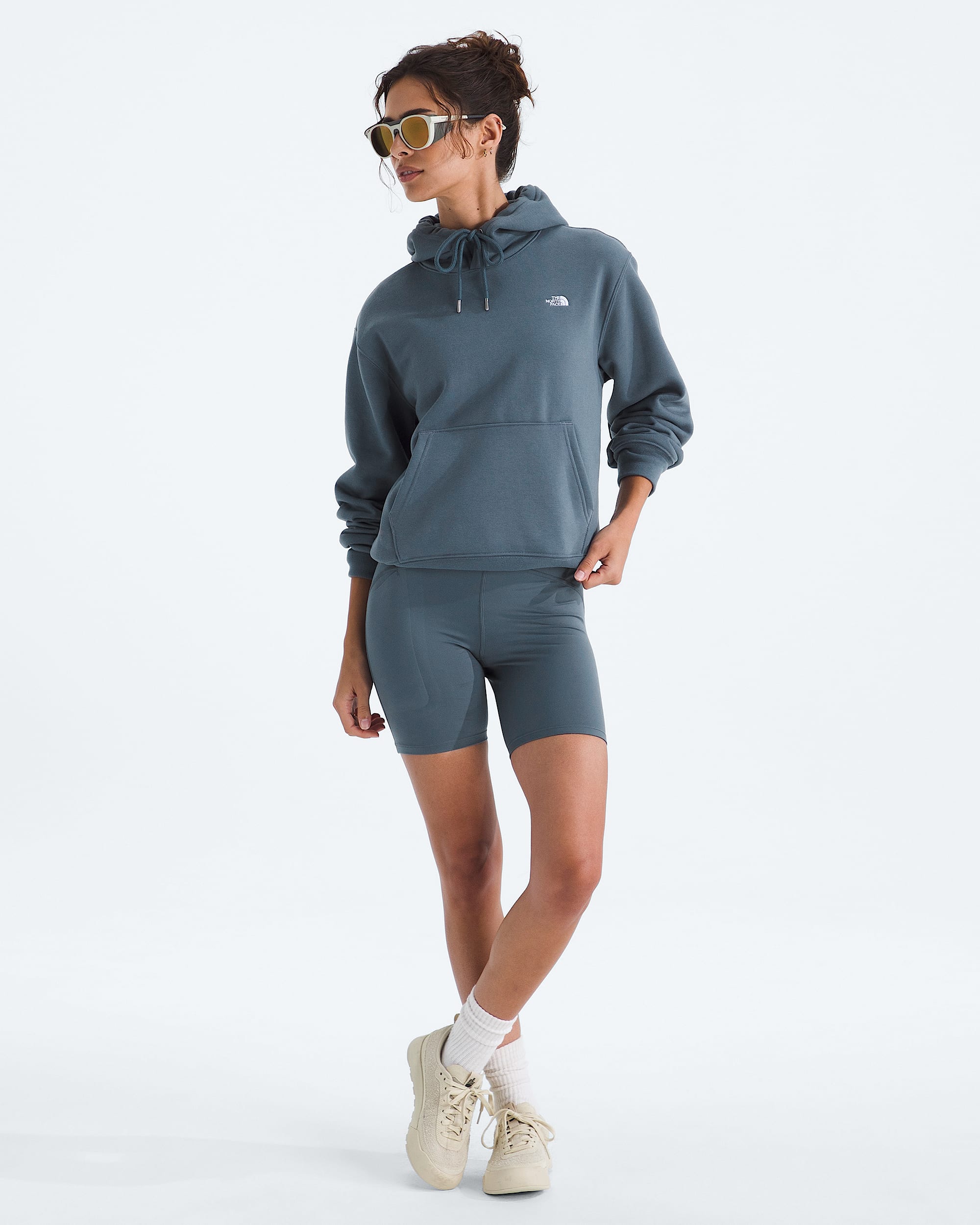 Womens TNF Essential Simple Dome Relaxed Hoodie TNF HERO2
