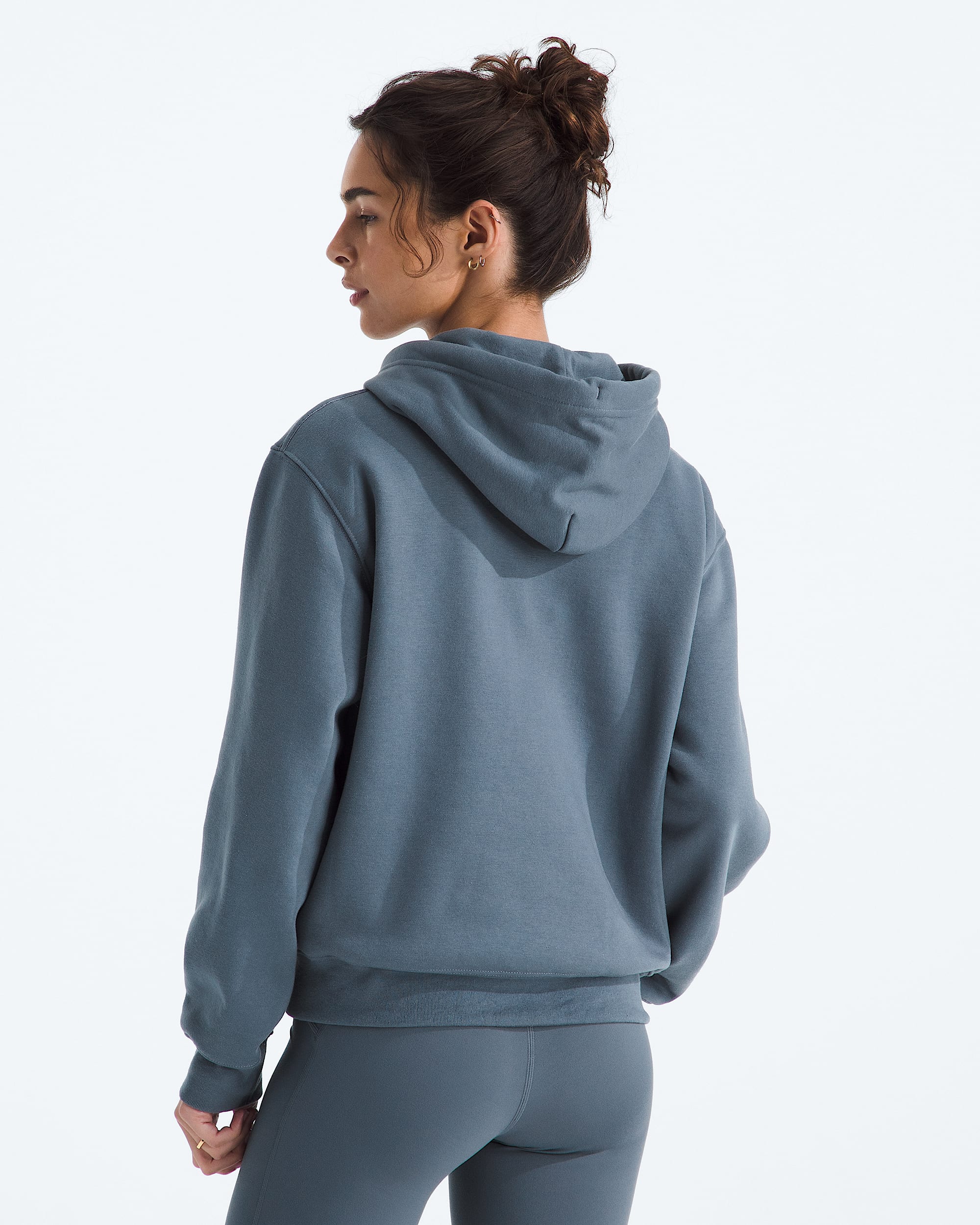 Womens TNF Essential Simple Dome Relaxed Hoodie TNF BACK