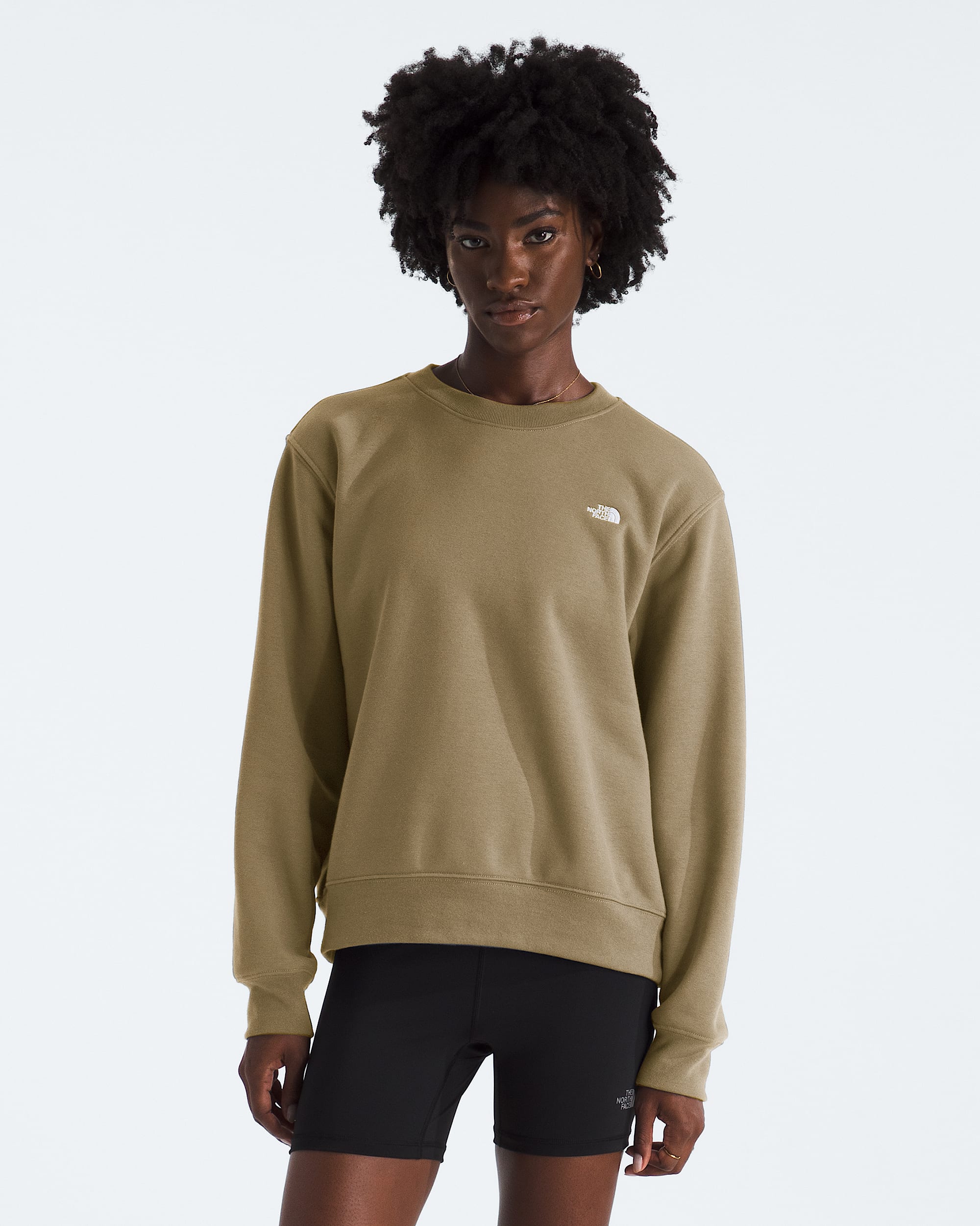 Womens TNF Essential Simple Dome Relaxed Crew TNF Main