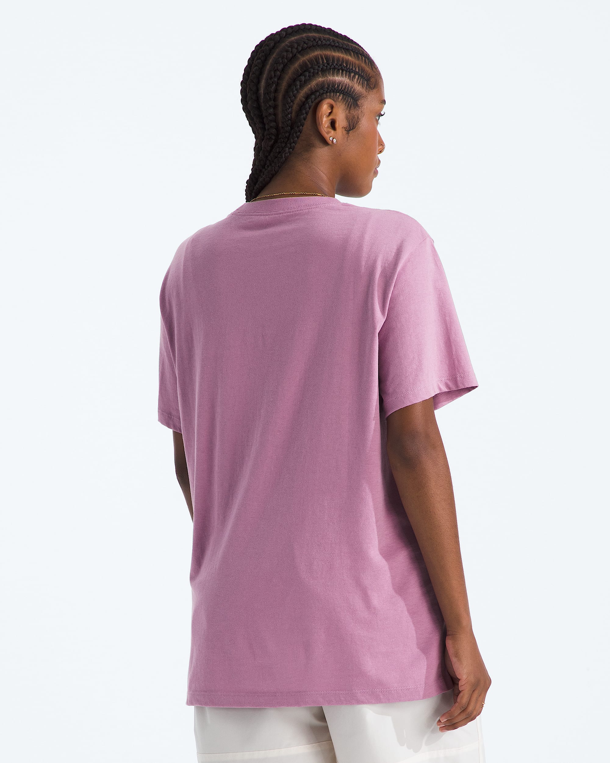 Womens Evolution Simple Dome Relaxed ShortSleeve Tee TNF BACK