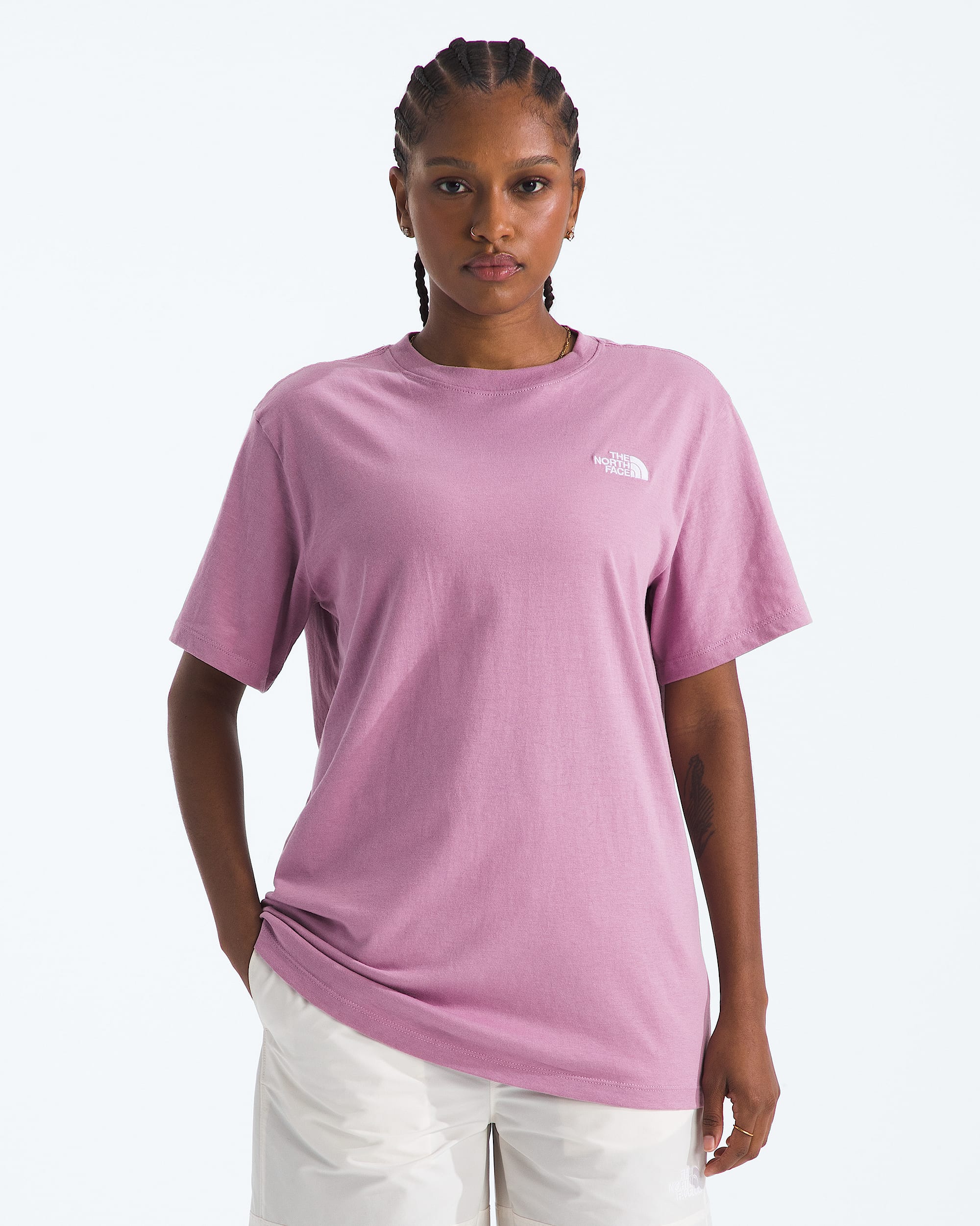 Womens Evolution Simple Dome Relaxed ShortSleeve Tee TNF Main