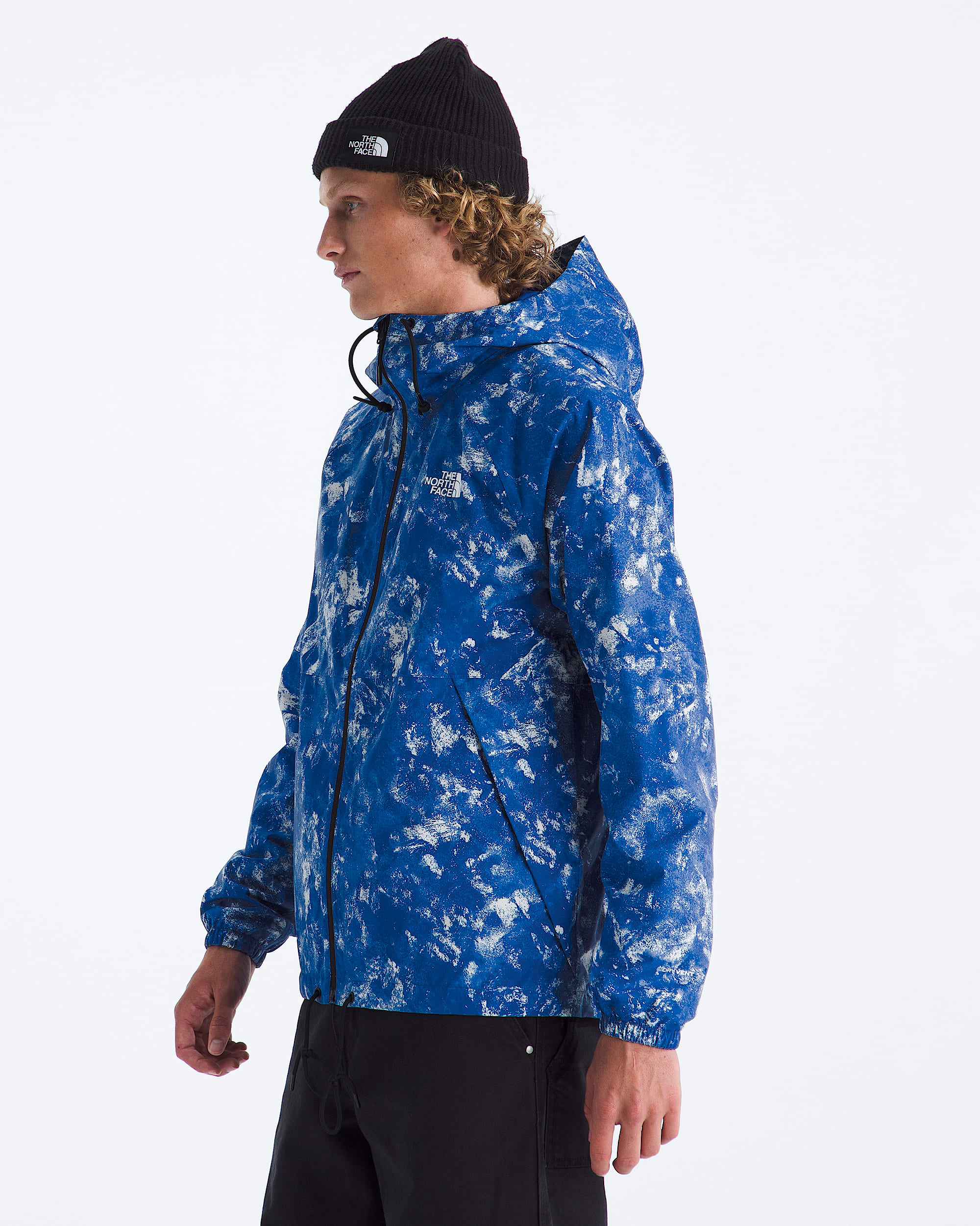 Mens Antora Rain HoodiePrint TNF MODEL34