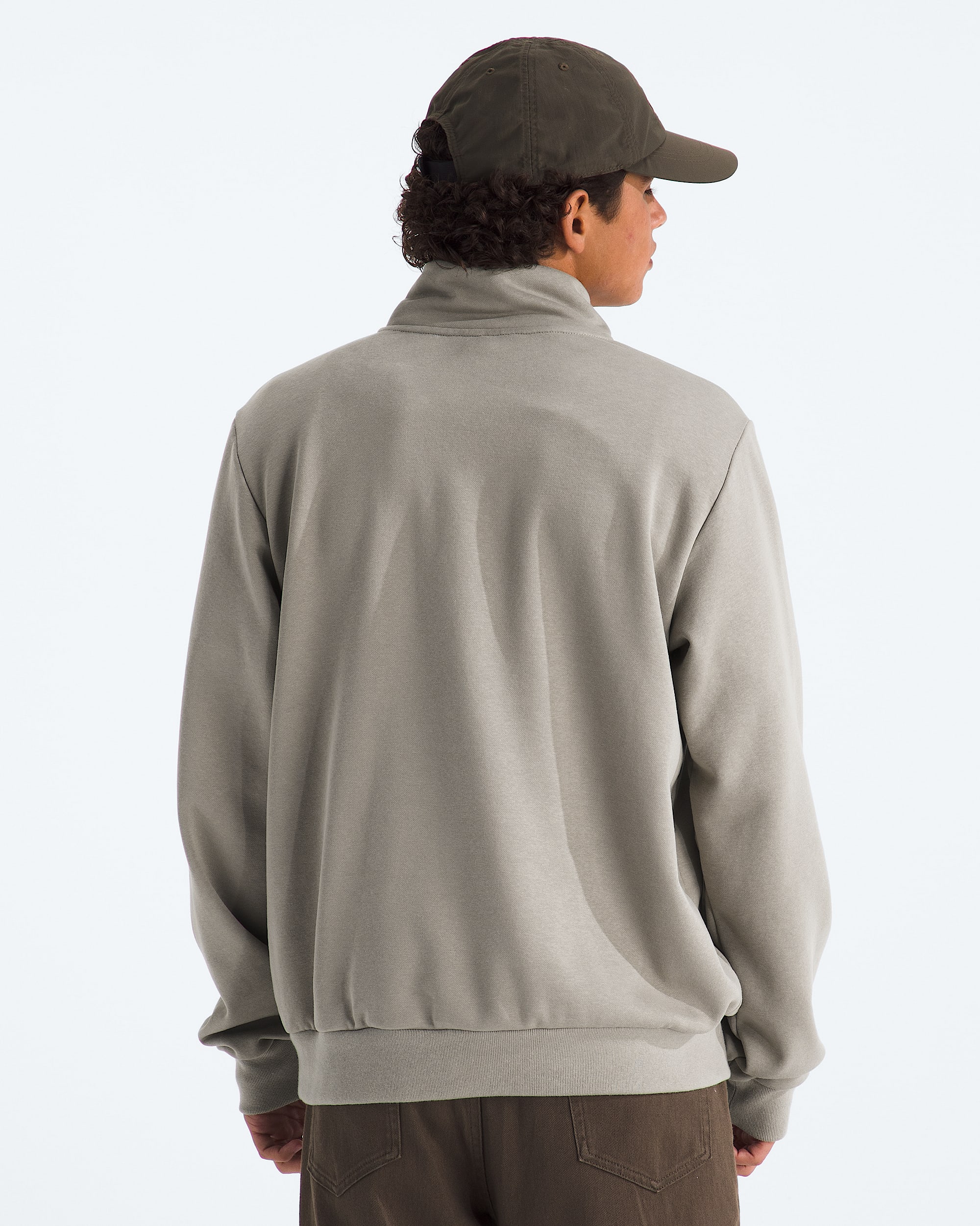 Mens Evolution Simple Dome Regular Zip TNF BACK