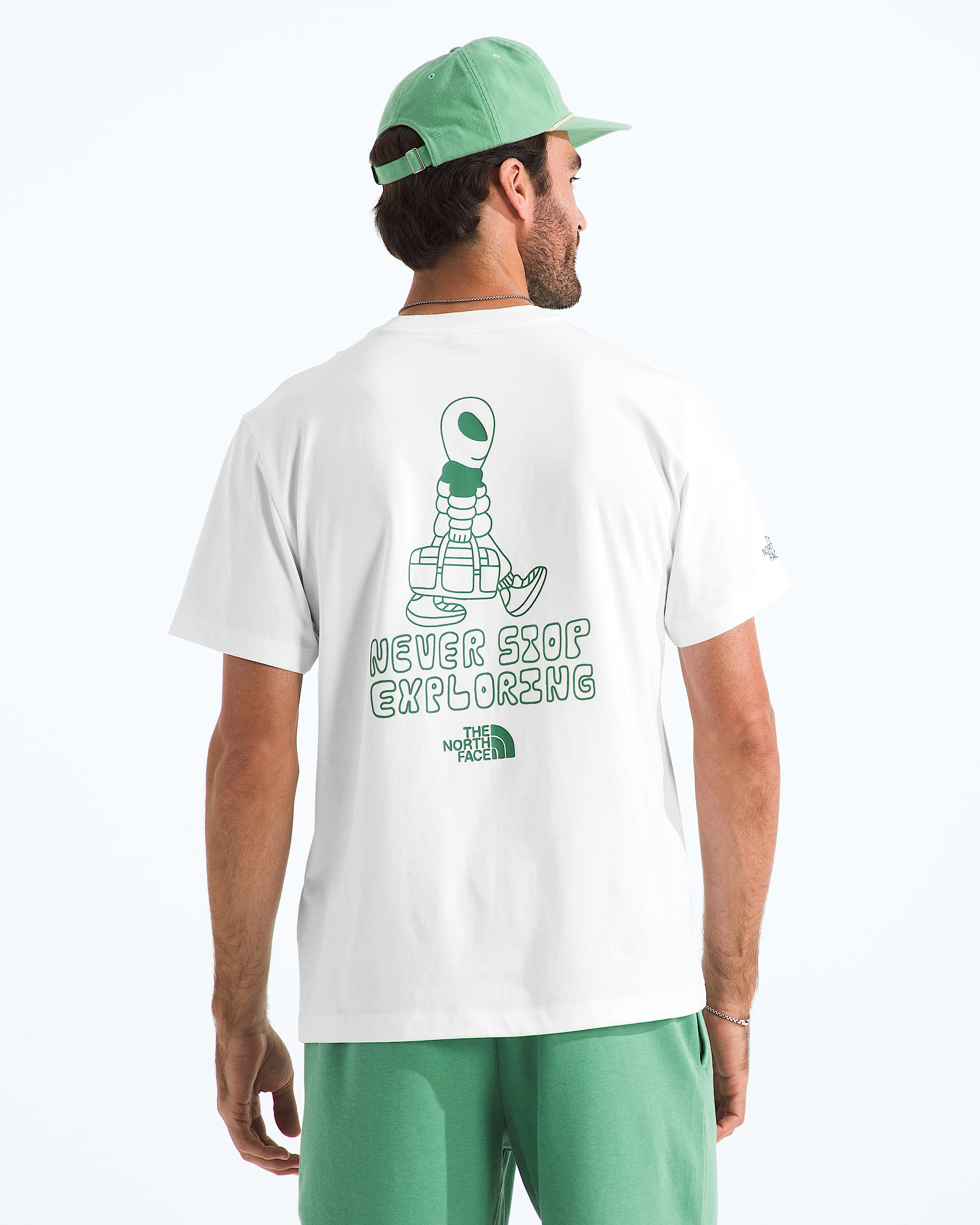 Mens Alien Relaxed ShortSleeve TeeGraphic TNF Main