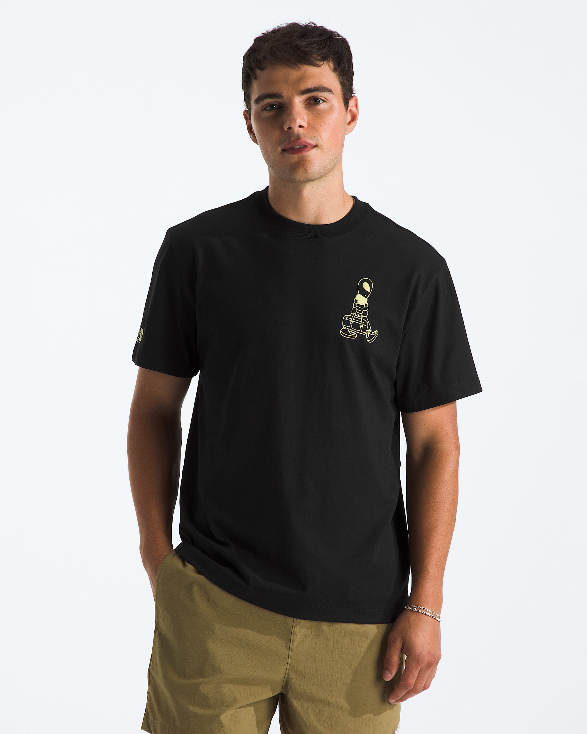 Mens Alien Relaxed ShortSleeve TeeGraphic TNF BACK