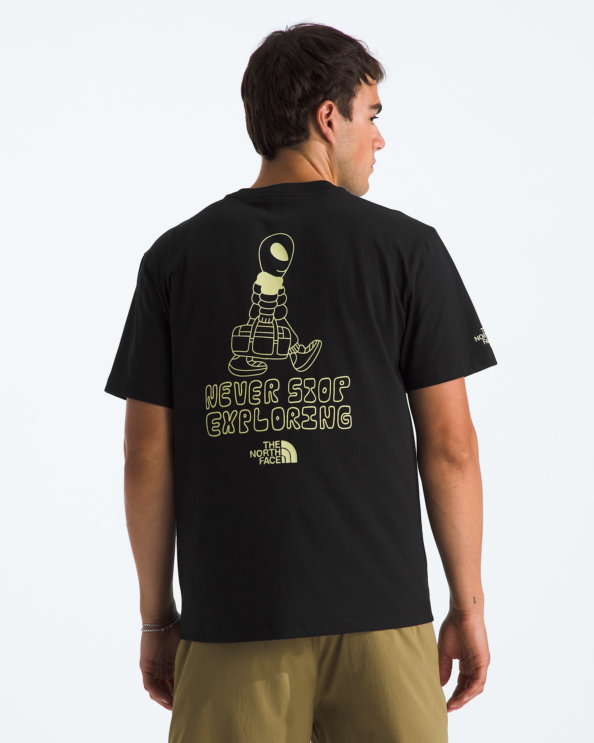 Mens Alien Relaxed ShortSleeve TeeGraphic TNF Main