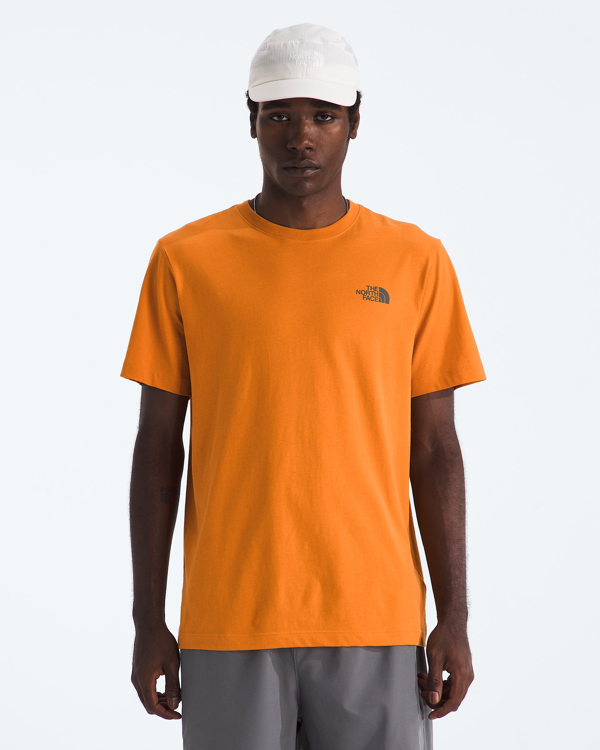 Mens Stay Exploring Regular ShortSleeve Tee TNF BACK