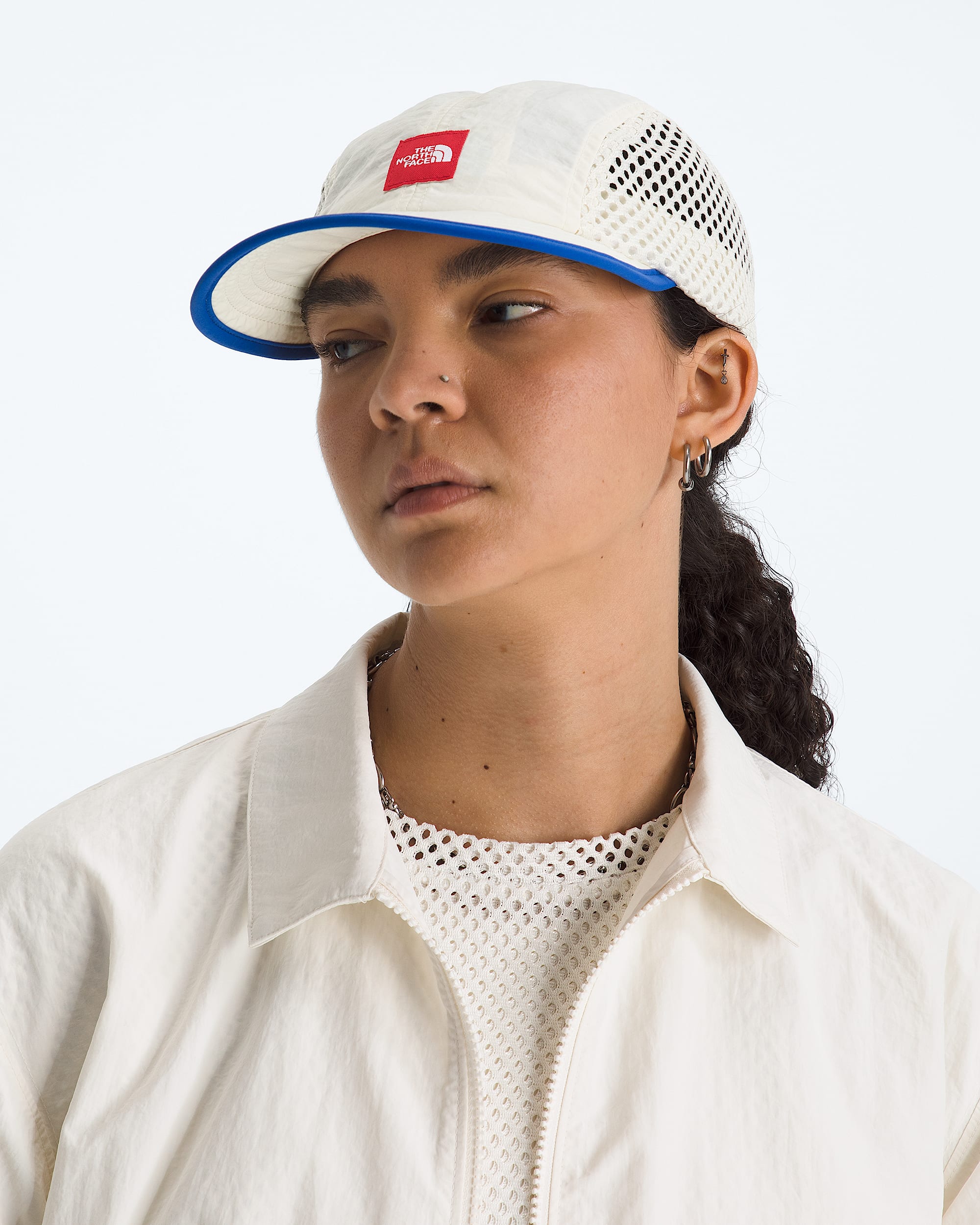 TNF Red Box Mesh Cap TNF MODELBACK