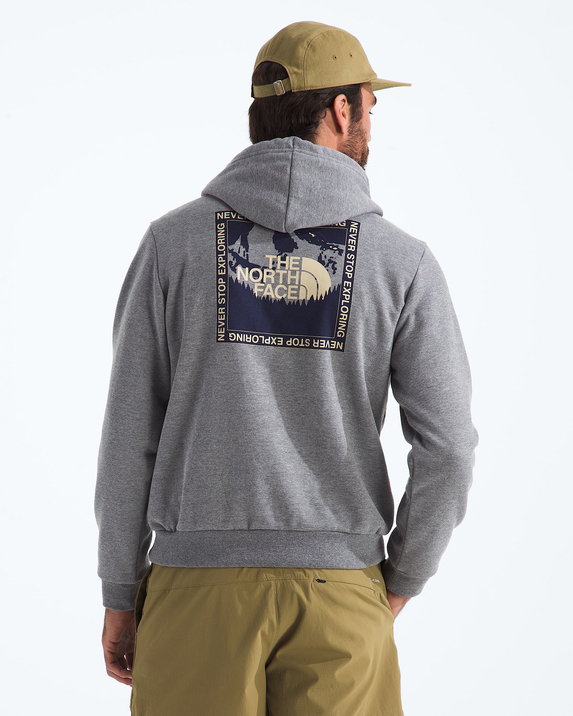 Mens Stay Exploring Regular Hoodie TNF HERO