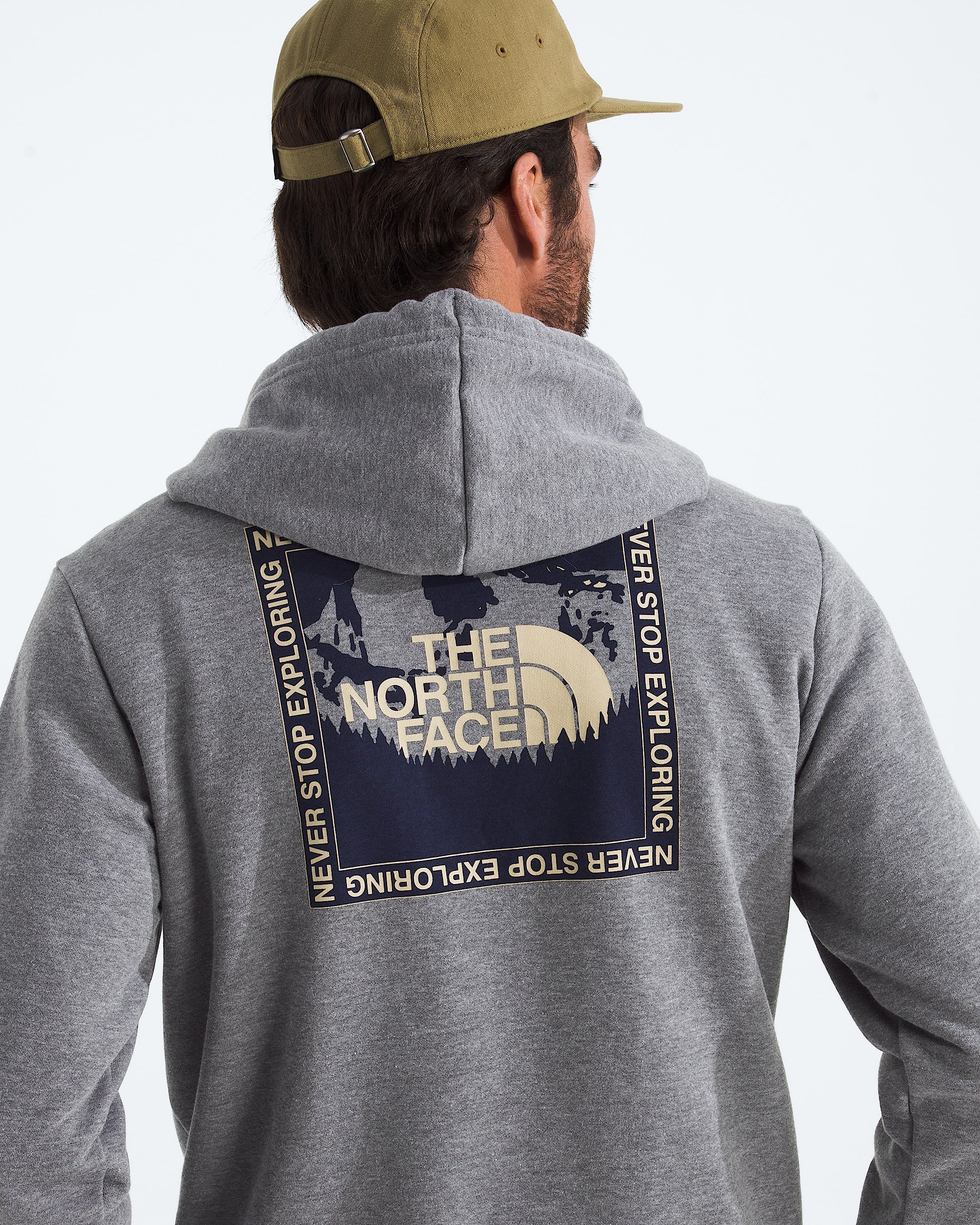 Mens Stay Exploring Regular Hoodie TNF HERO2