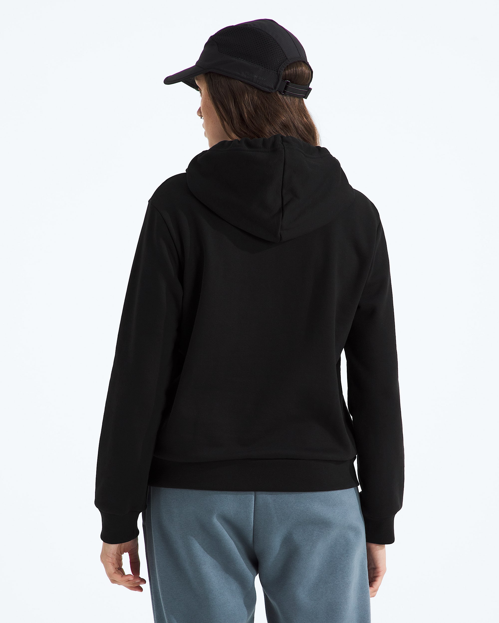 Womens Floral Alpine Regular Hoodie TNF BACK
