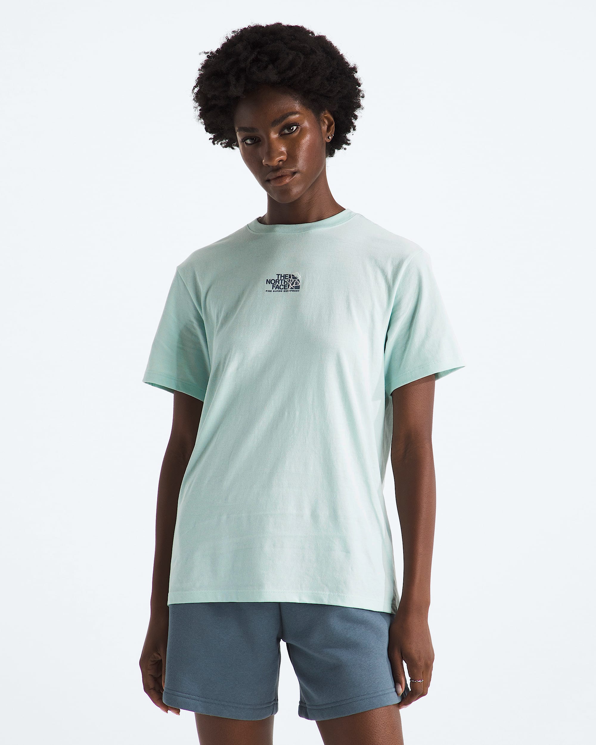 Womens Midnight Ember Relaxed ShortSleeve Tee TNF Main