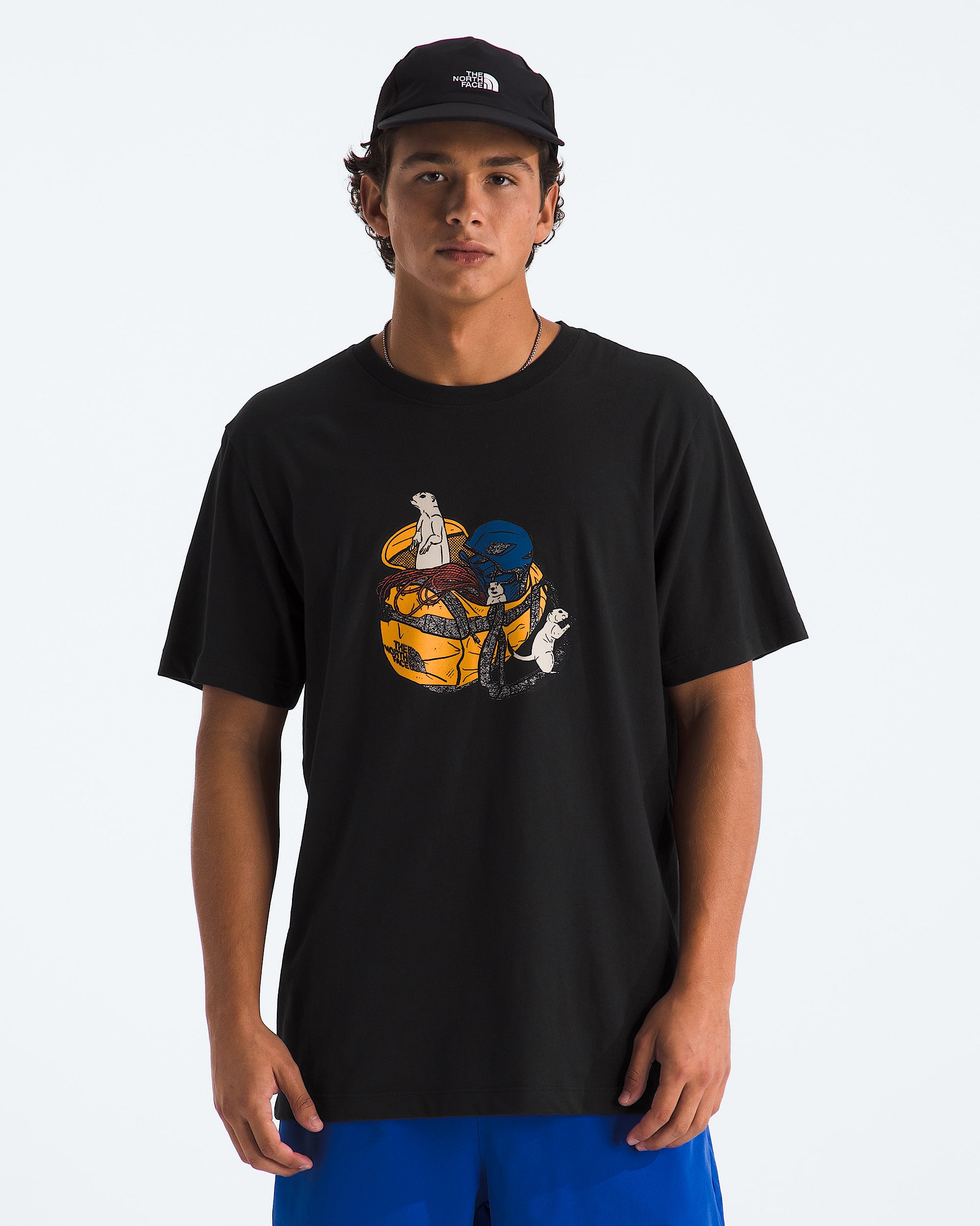 Mens Woodland Wanderer Regular ShortSleeve Tee TNF Main