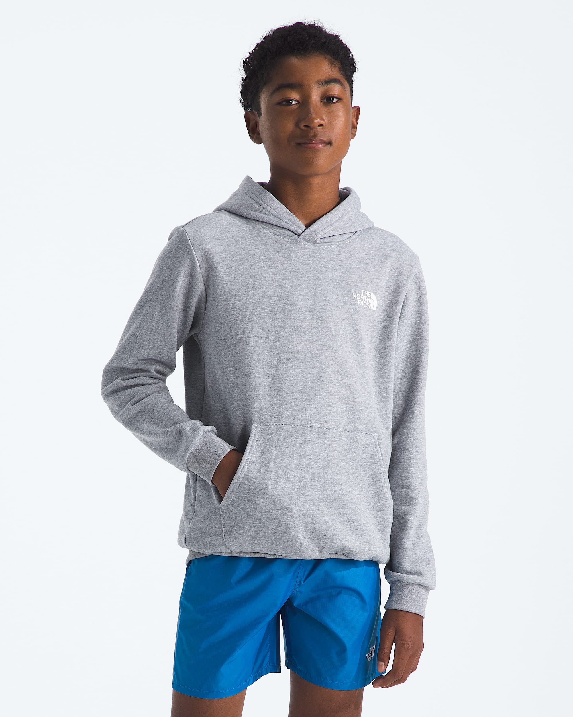 Boys  Girls Ember Fade Regular Hoodie TNF BACK