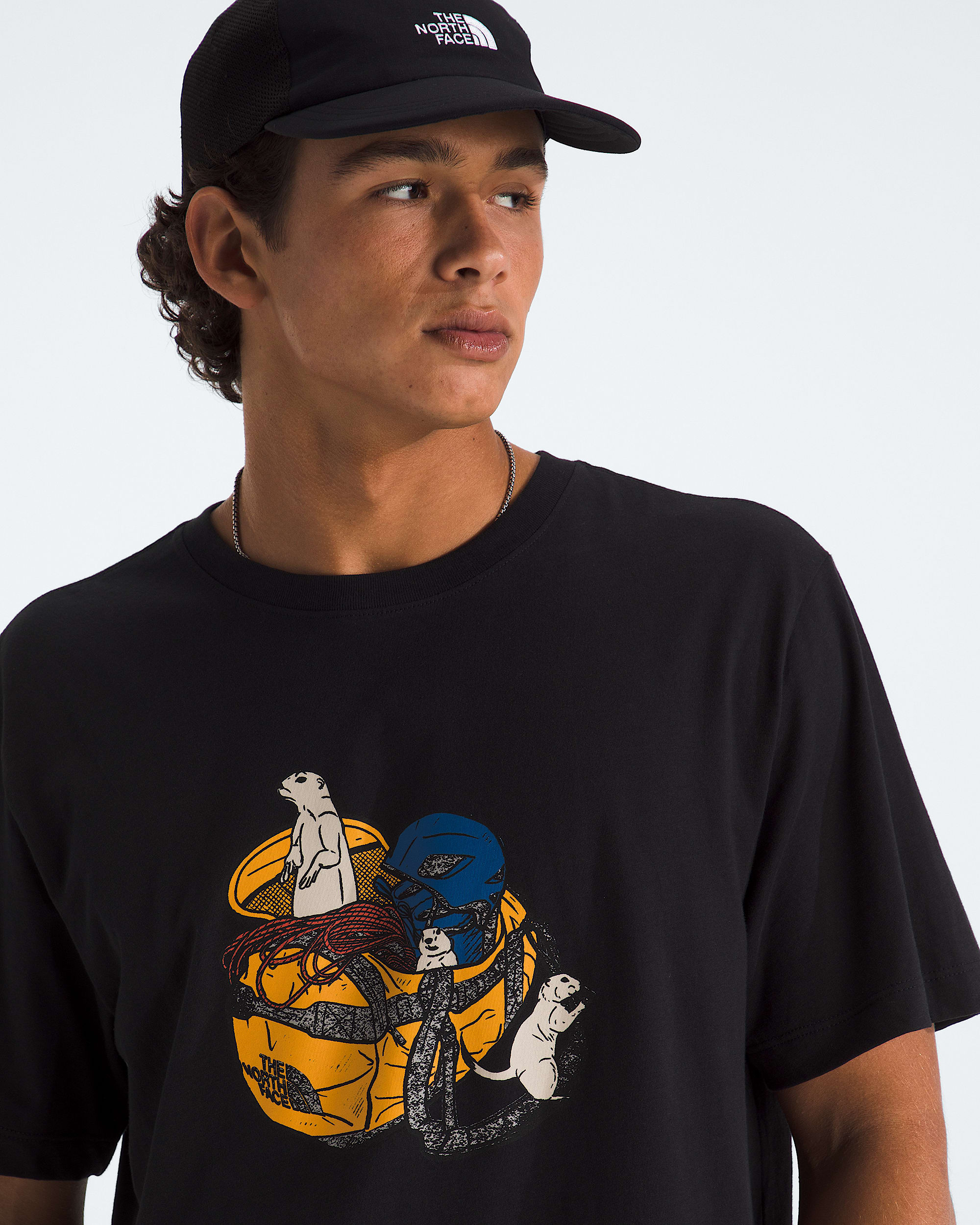 Mens Woodland Wanderer Regular ShortSleeve Tee TNF HERO2