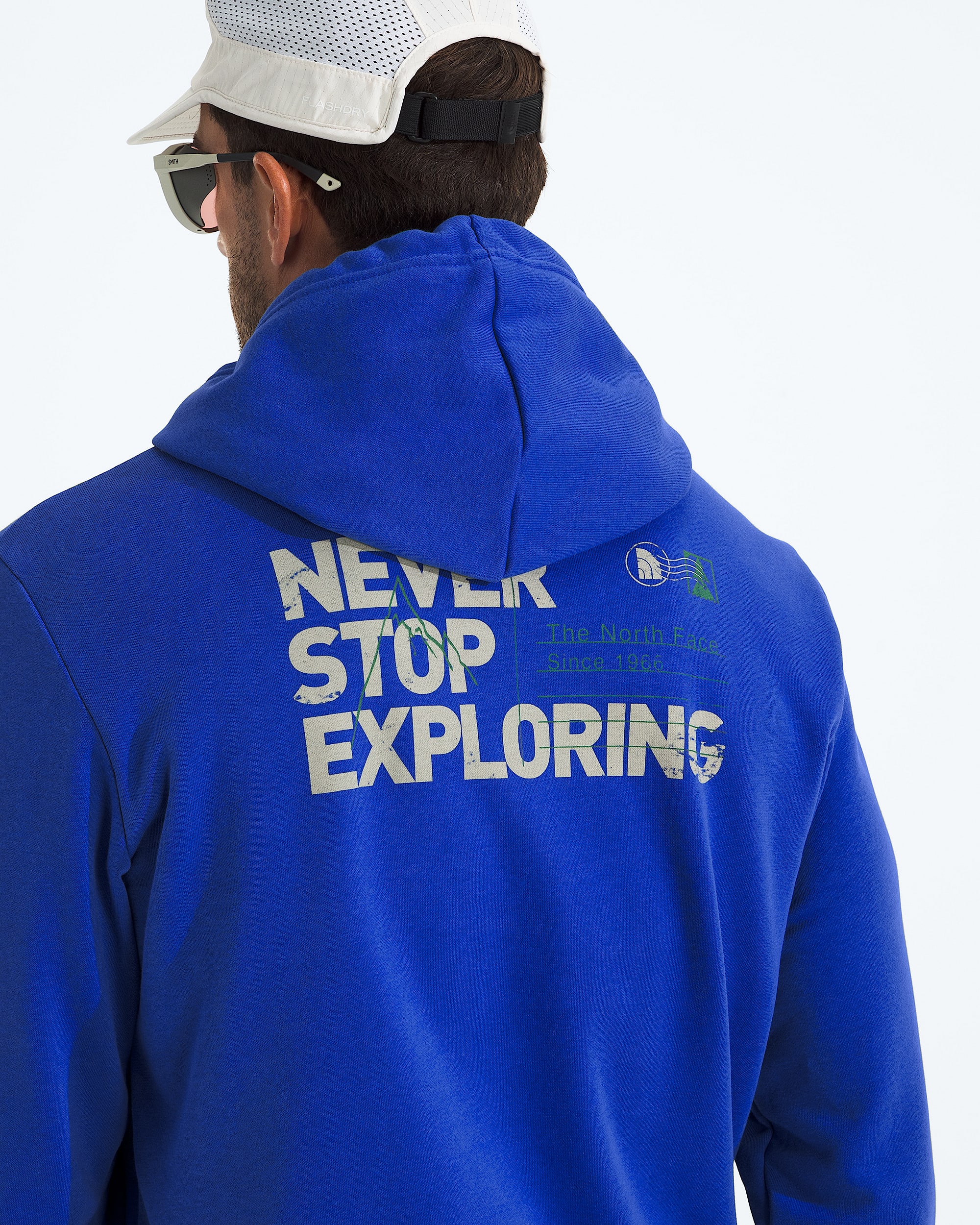 Mens Never Stop Postcard Regular Hoodie TNF HERO2