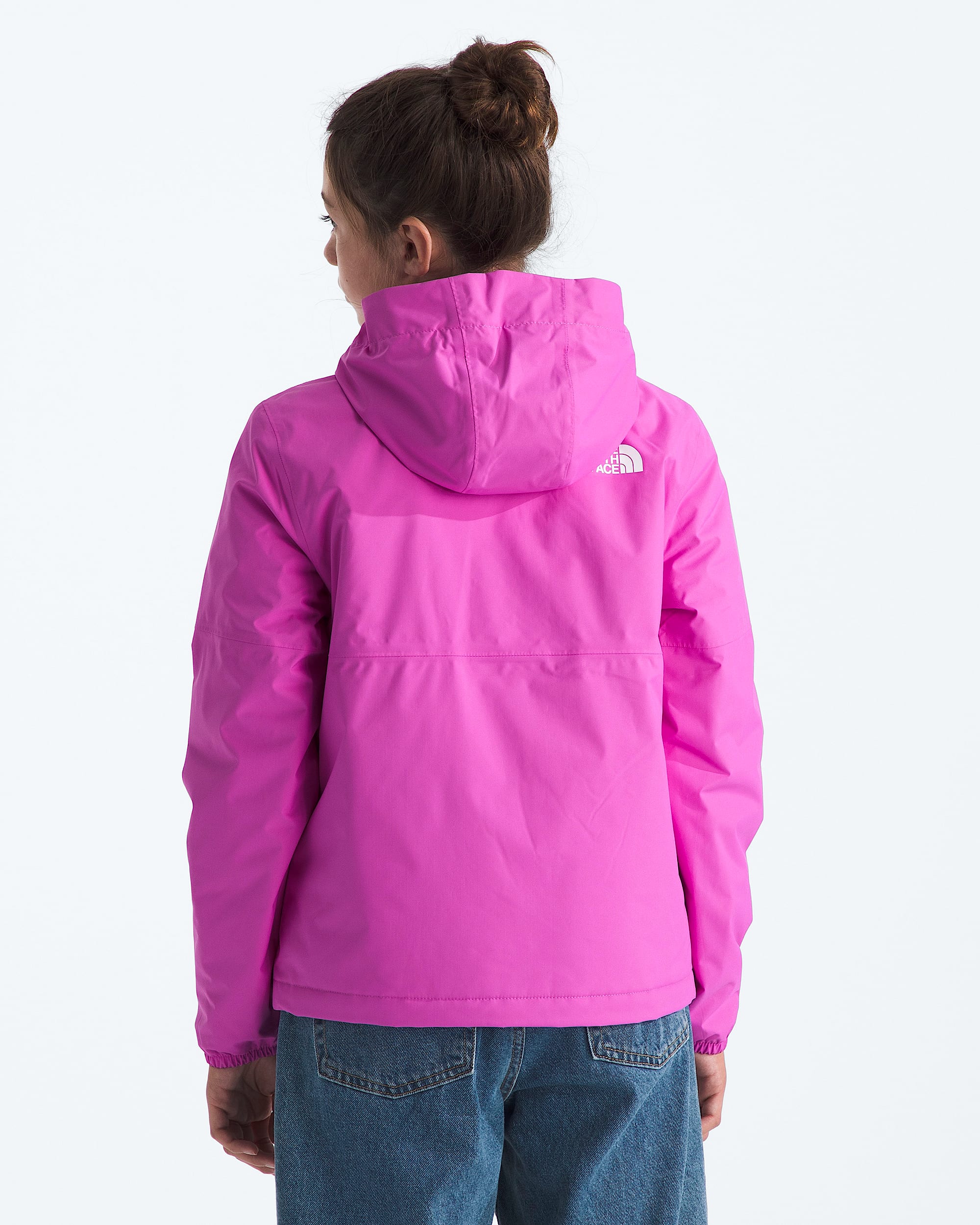 Manteau impermable Warm Antora pour filles TNF BACK