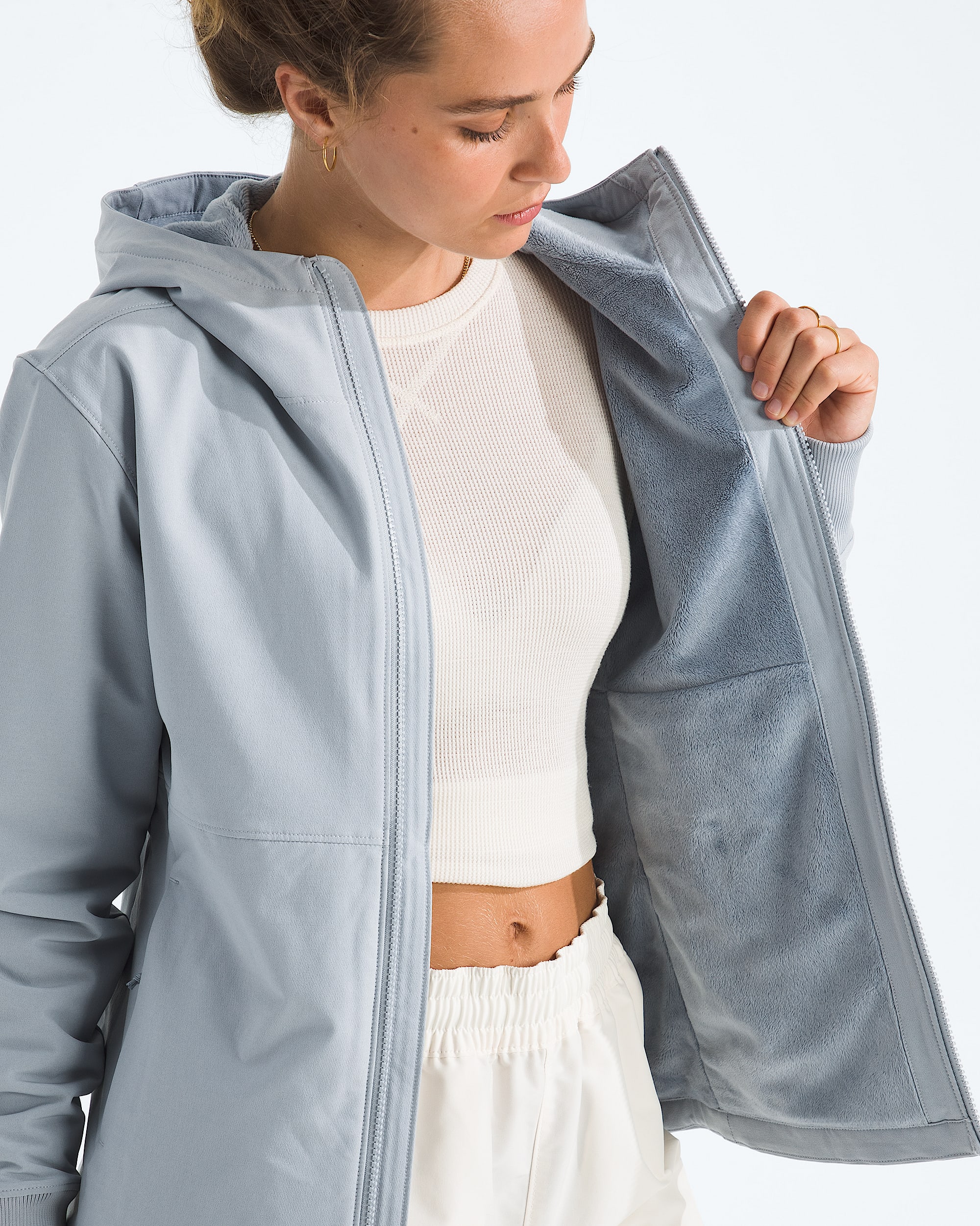 Womens Shelbe Raschel Hoodie TNF MODELINT