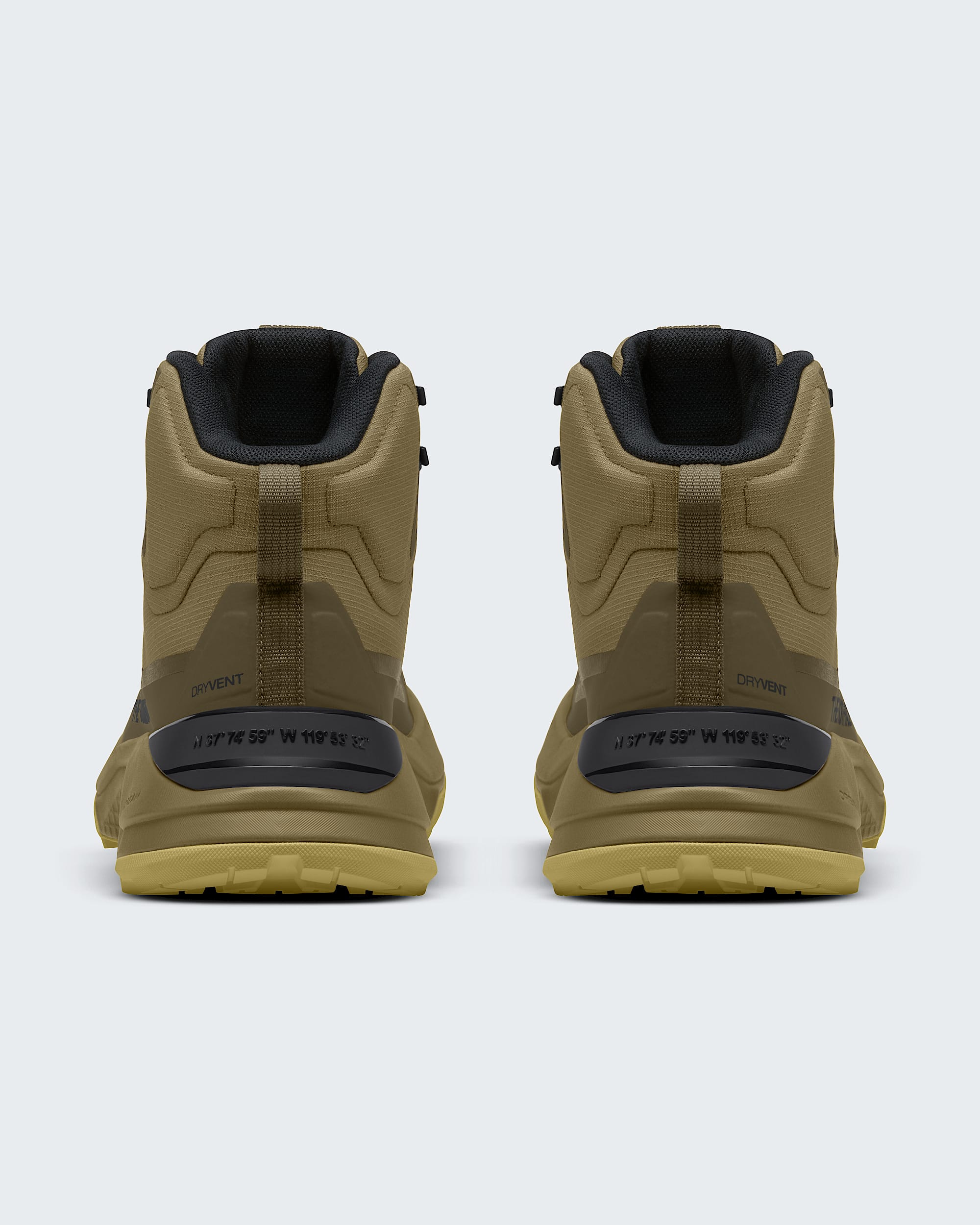 Mens Fastpack Mid WP TNF BACK