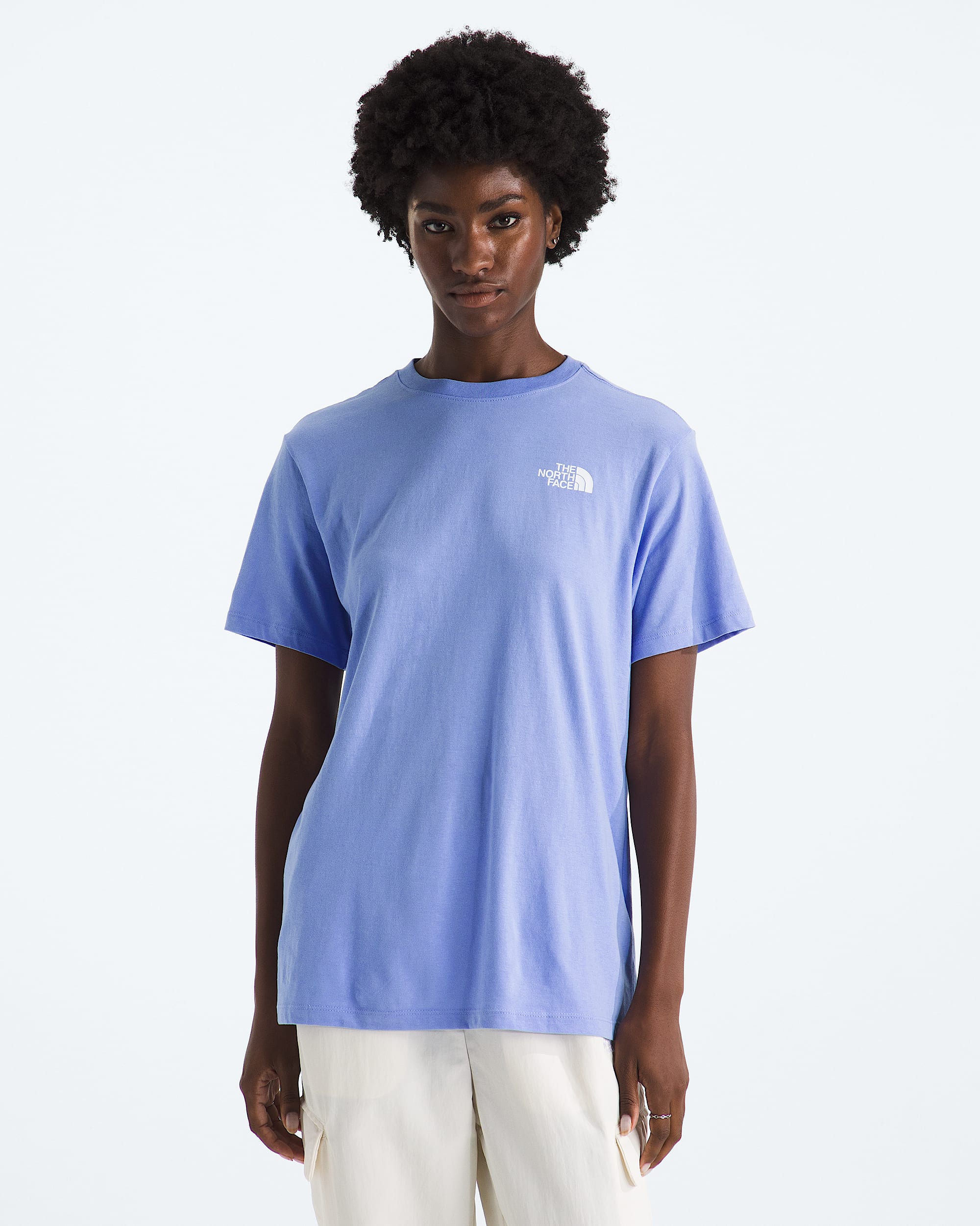 Womens Wildflower Relaxed ShortSleeve Tee TNF BACK