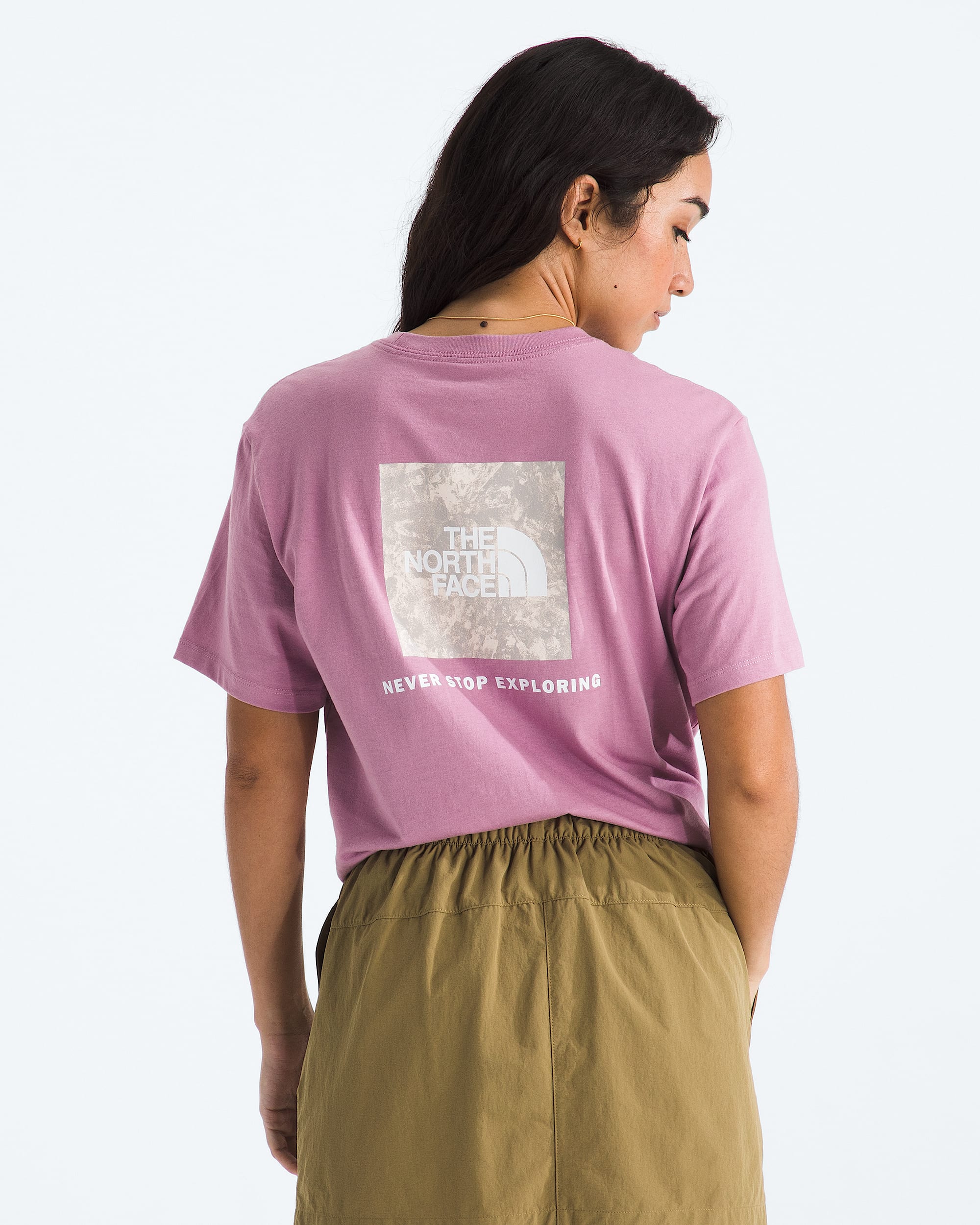 Womens Glacier Drift Relaxed ShortSleeve Tee TNF Main