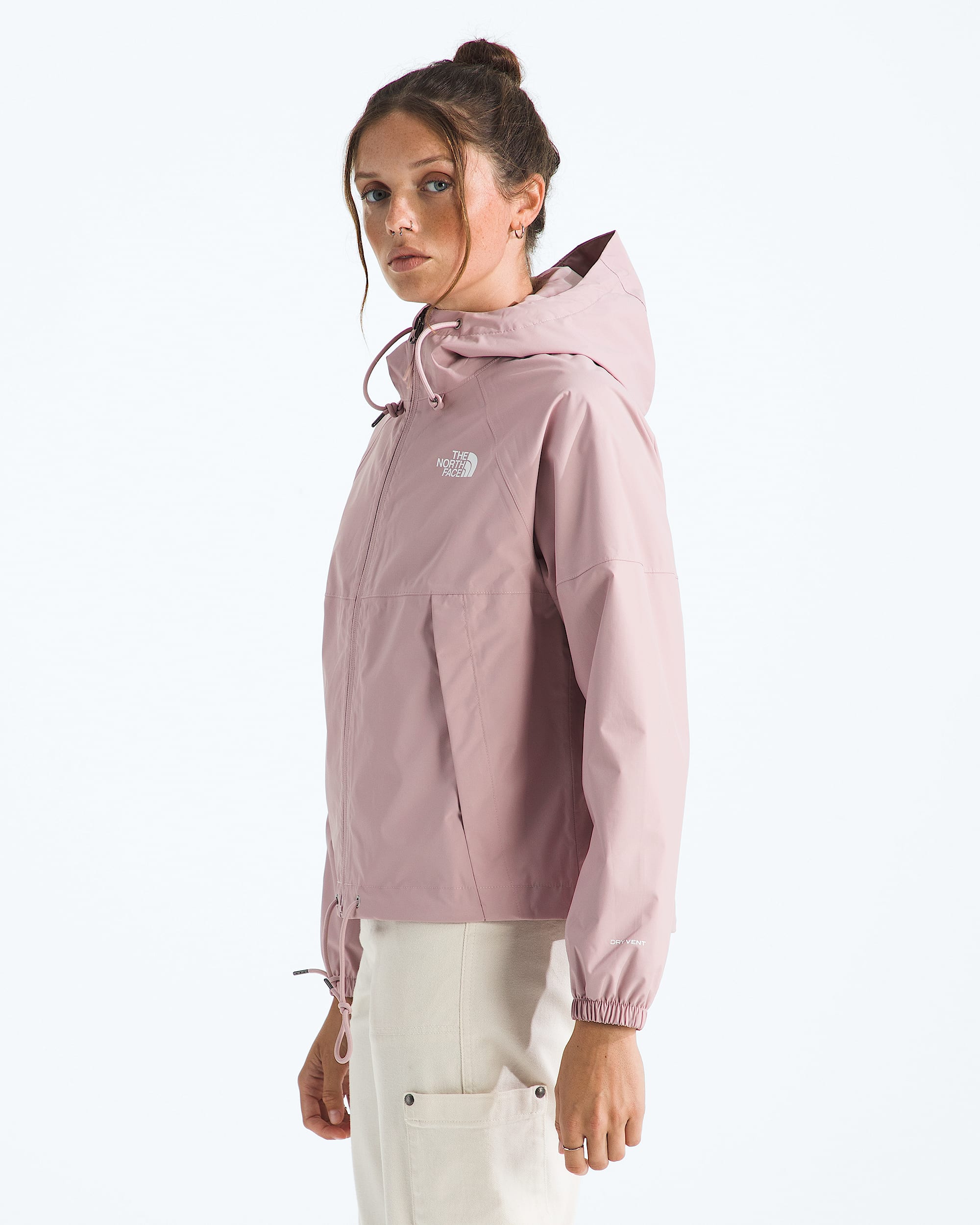 Womens Antora Rain Hoodie TNF MODEL34