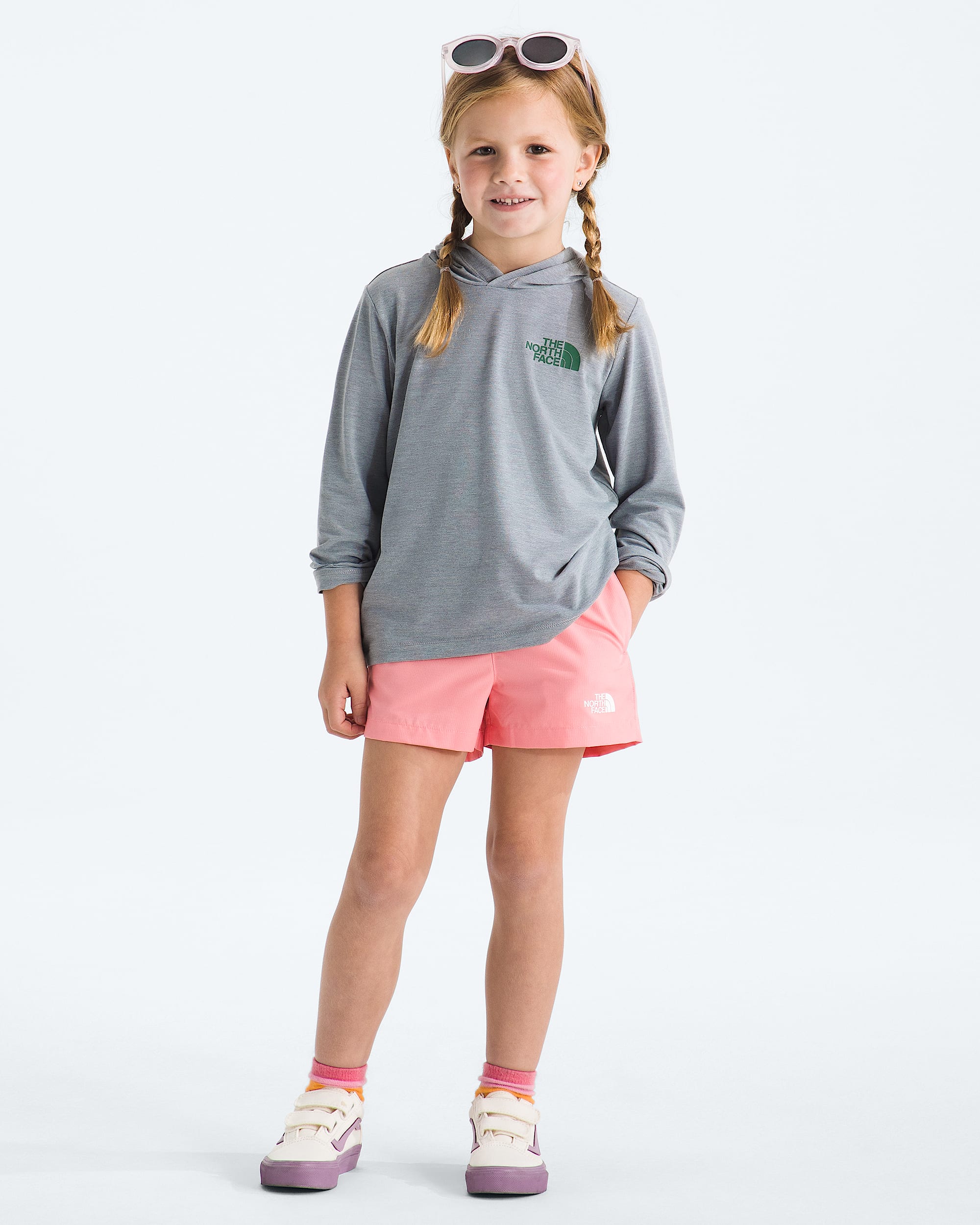 Kids Adventure Sequoia Shade Hoodie TNF HERO3