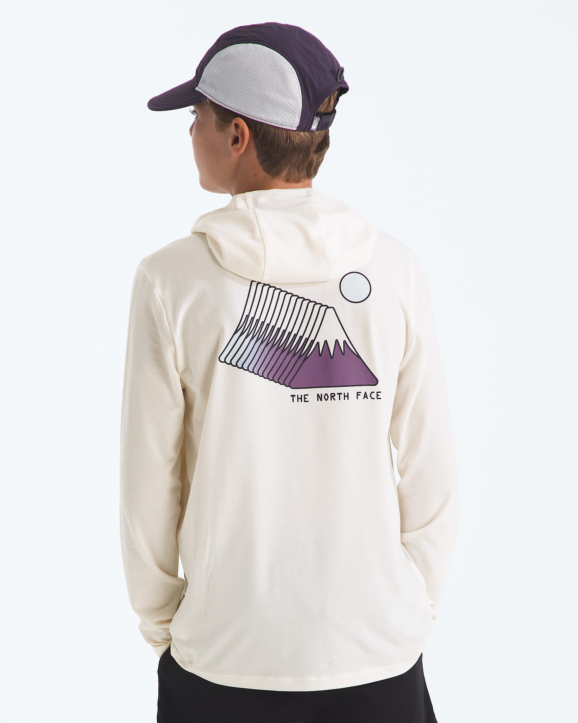 Boys  Girls Adventure Coastal Climb Hoodie TNF HERO2