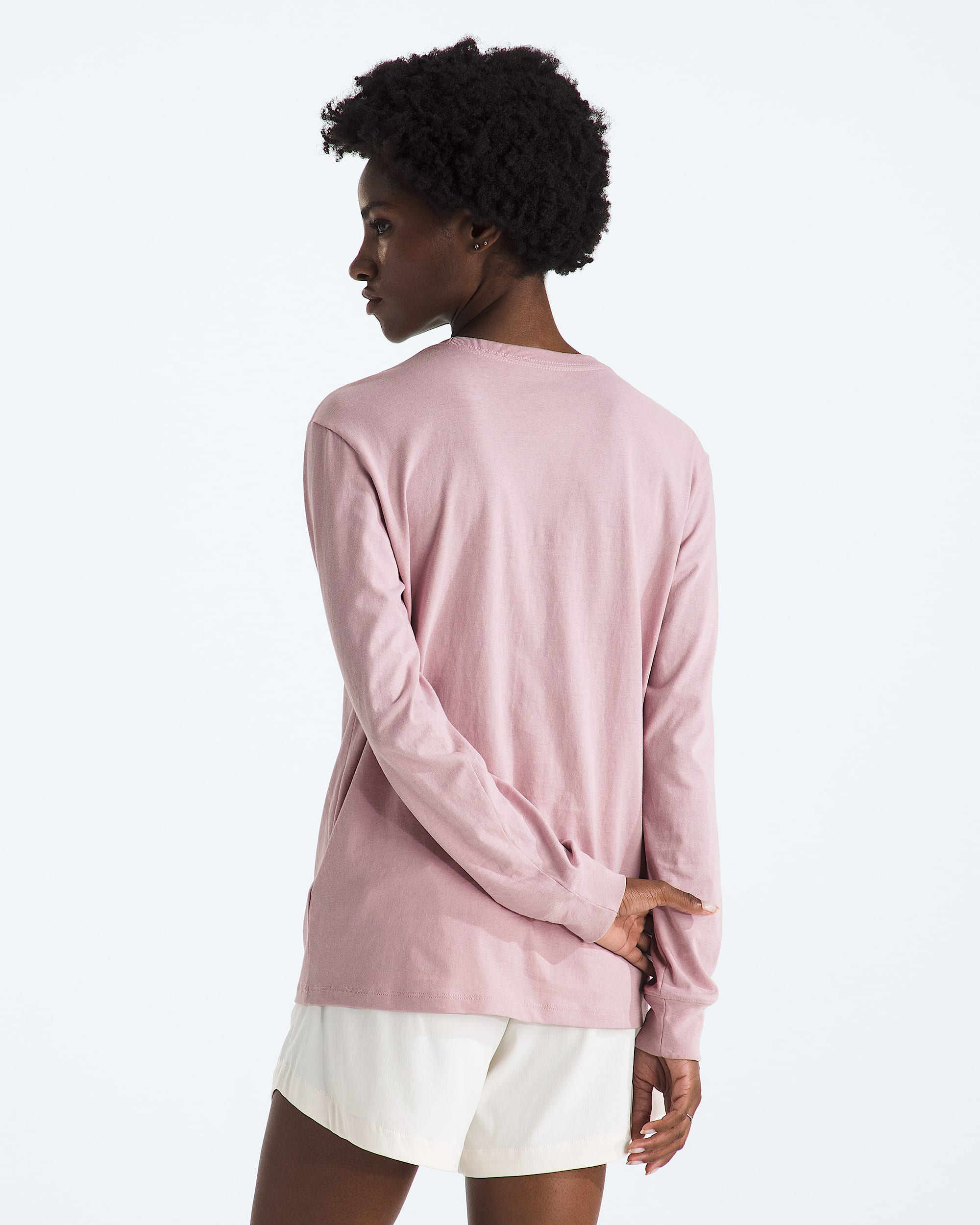 Womens Evolution Simple Dome LongSleeve Tee TNF BACK