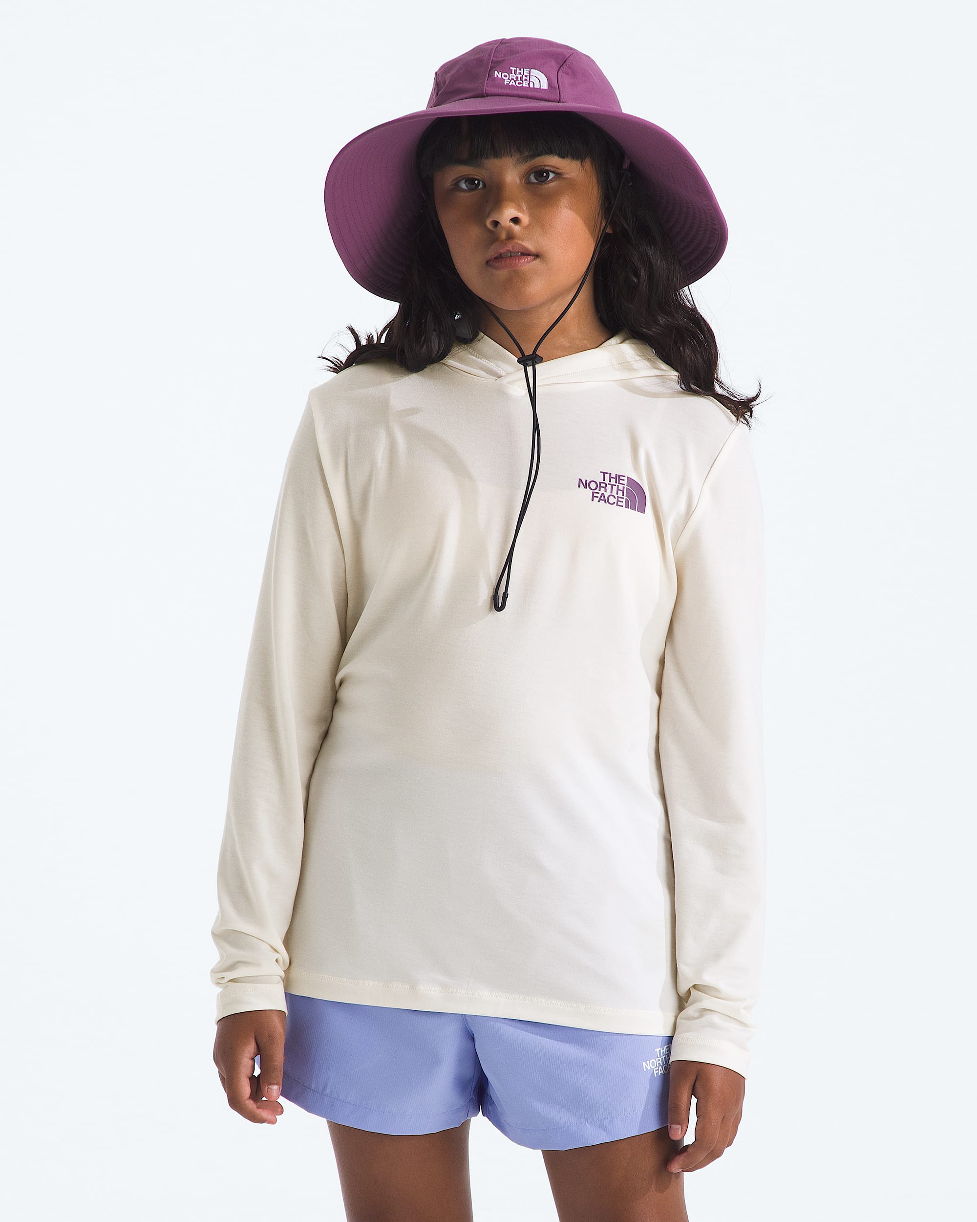 Boys  Girls Adventure Coastal Climb Hoodie TNF HERO3