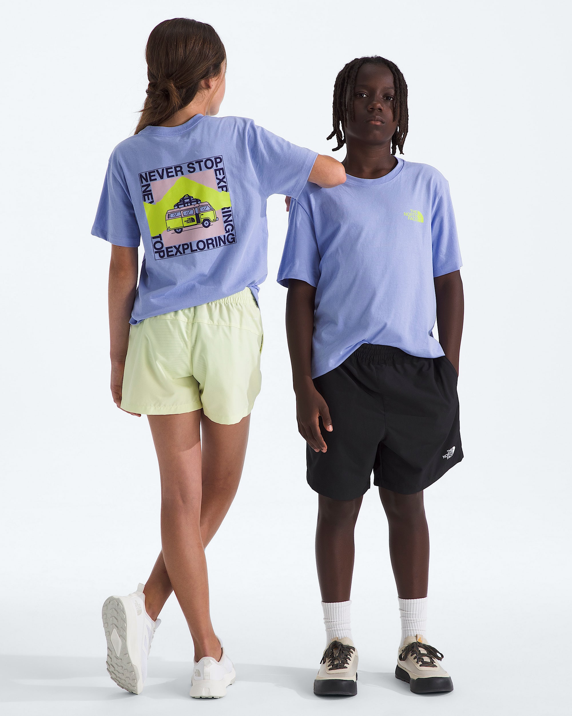 Boys  Girls Escape The City Regular ShortSleeve Tee TNF Main