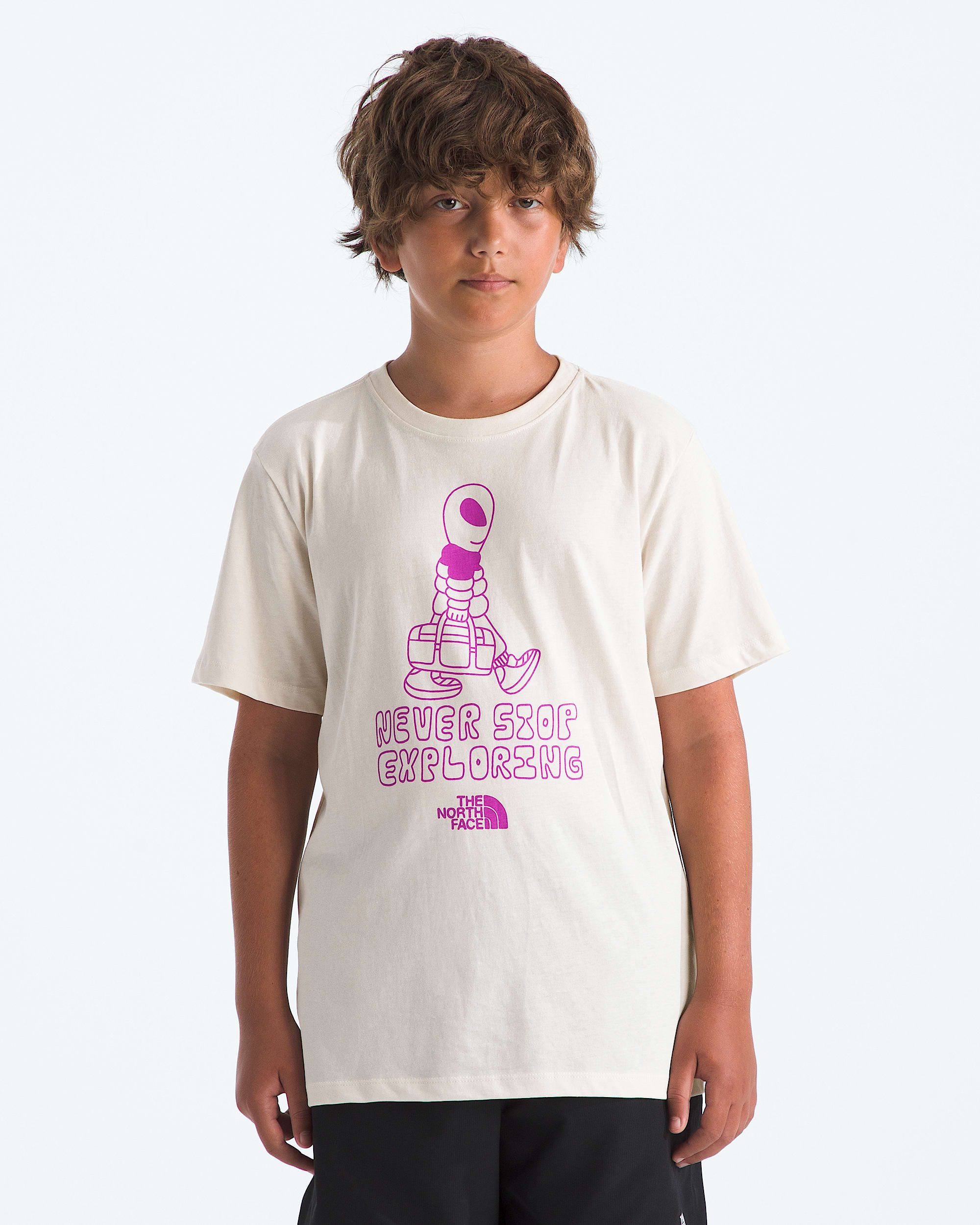 Boys  Girls Celestial Drift Regular ShortSleeve Tee TNF HERO3