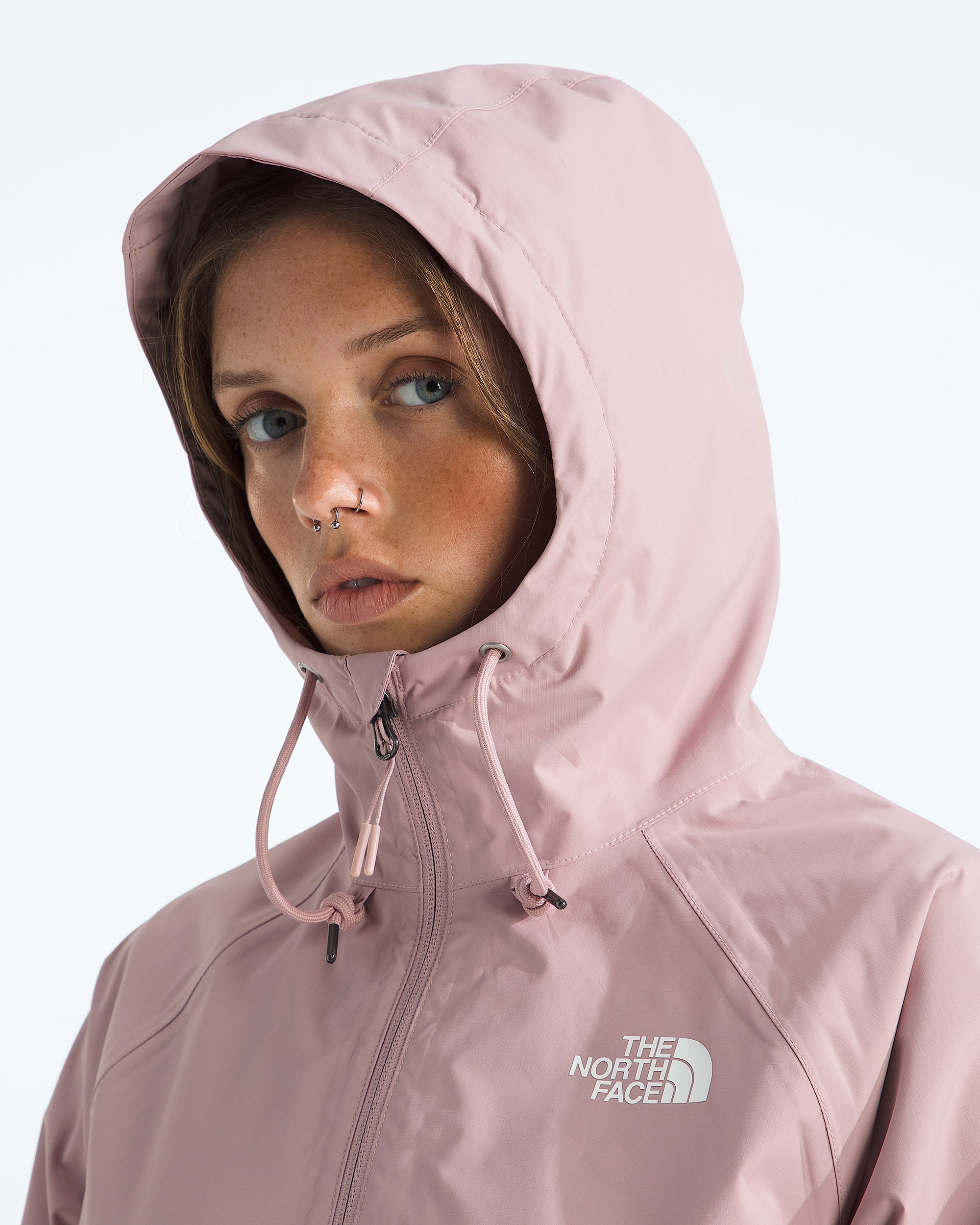 Womens Antora Rain Hoodie TNF MODELHOOD2